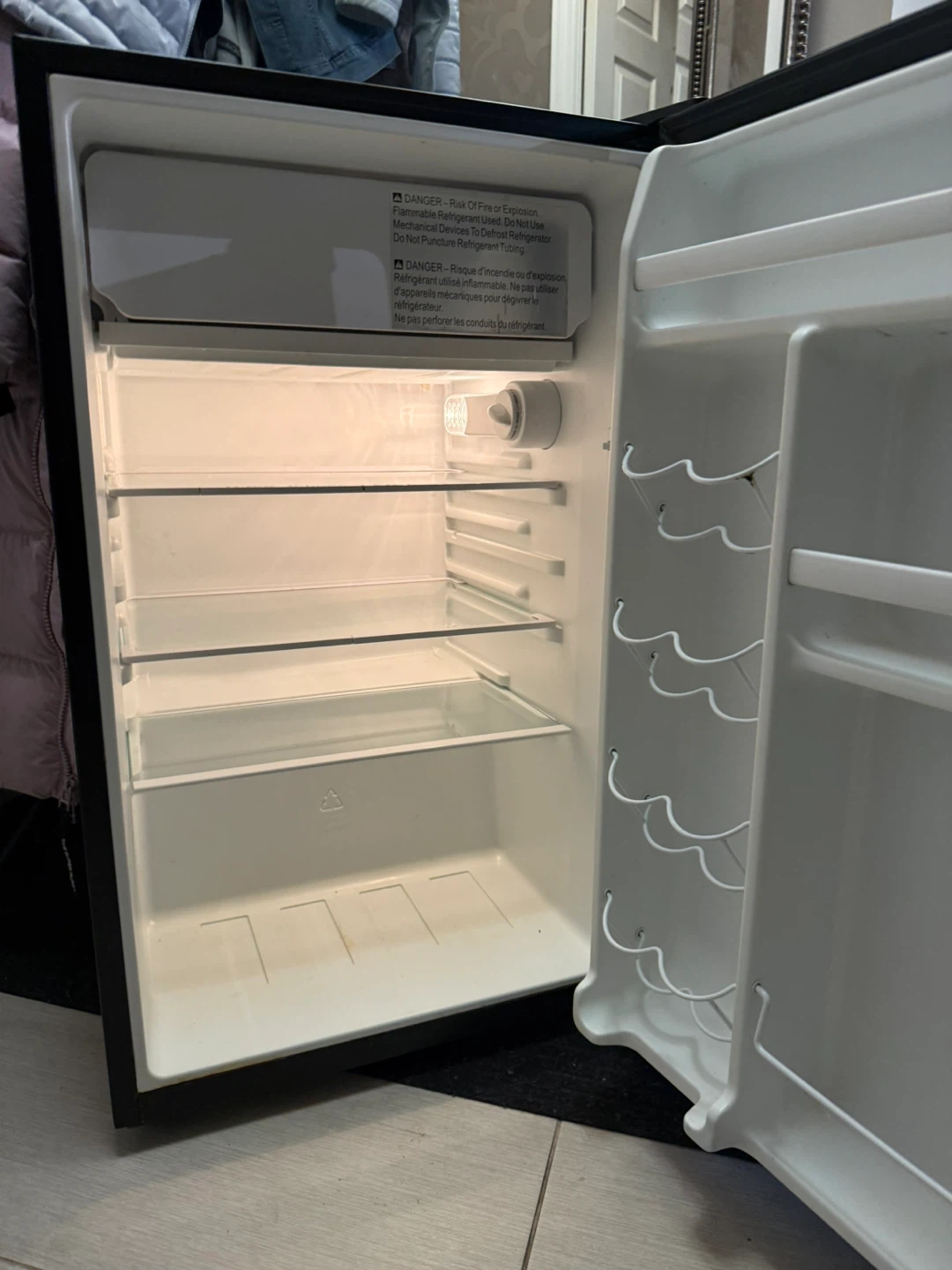 Whirlpool 4.3 cu.ft. Compact Refrigerator - Black - photo 2