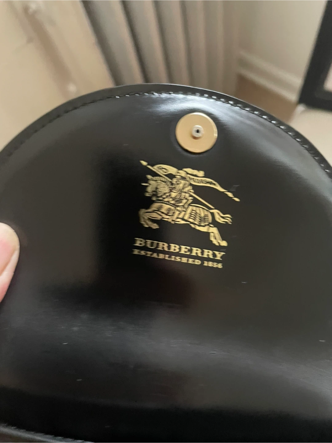 Authentic Vintage Burberry Black Nylon Crossbody Bag - photo 5