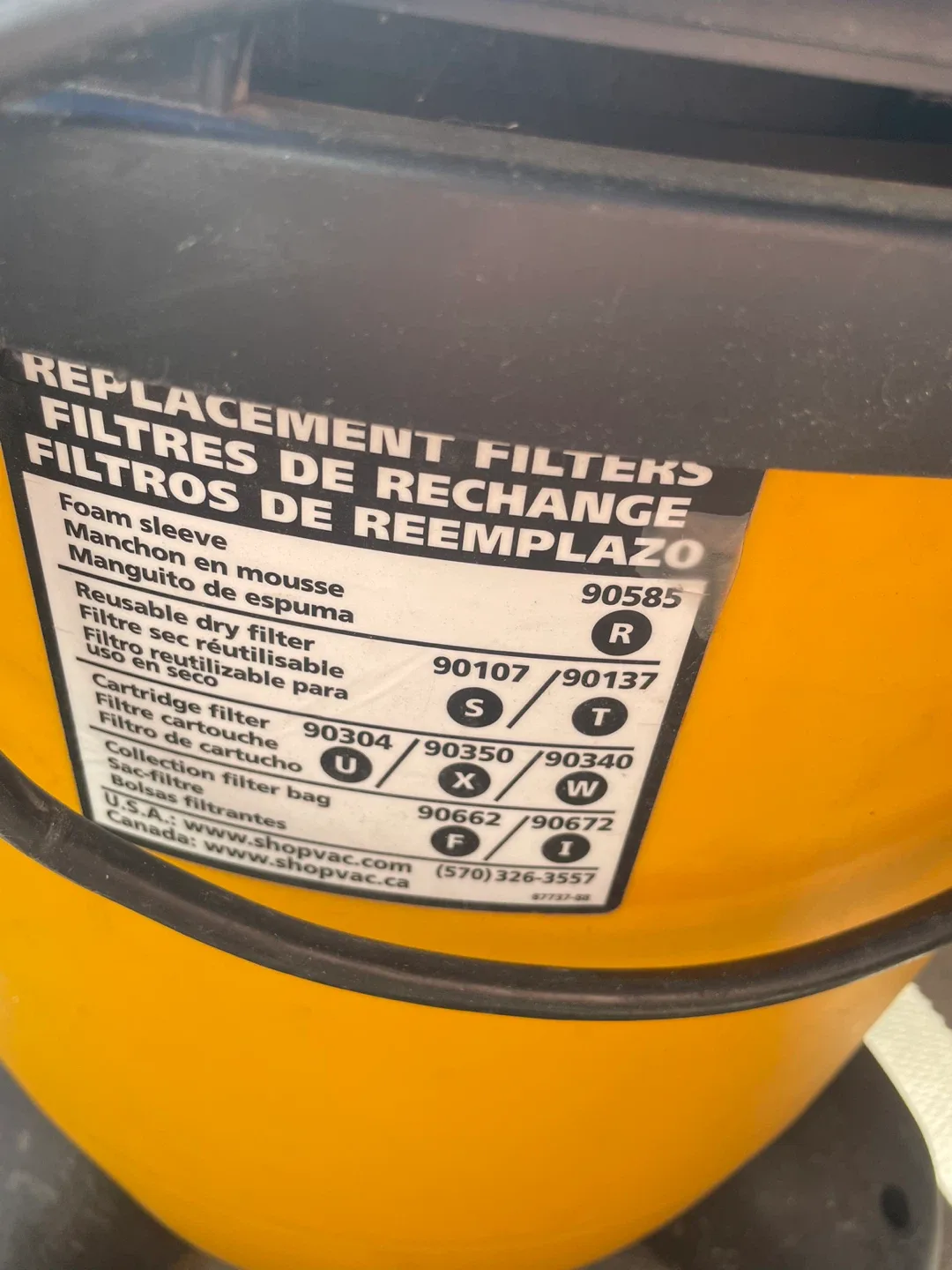 Shop-Vac Ultra Blower 10 Gallon Wet/Dry Vac image indicator(3)