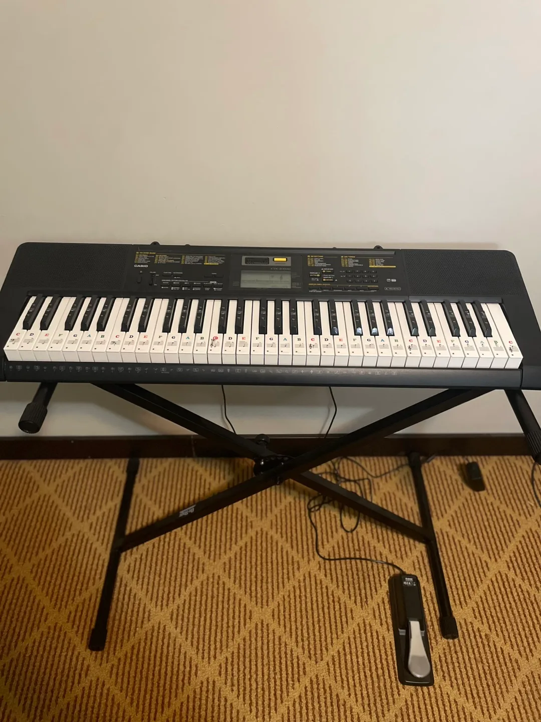 Casio LK-280 Keyboard image indicator(2)