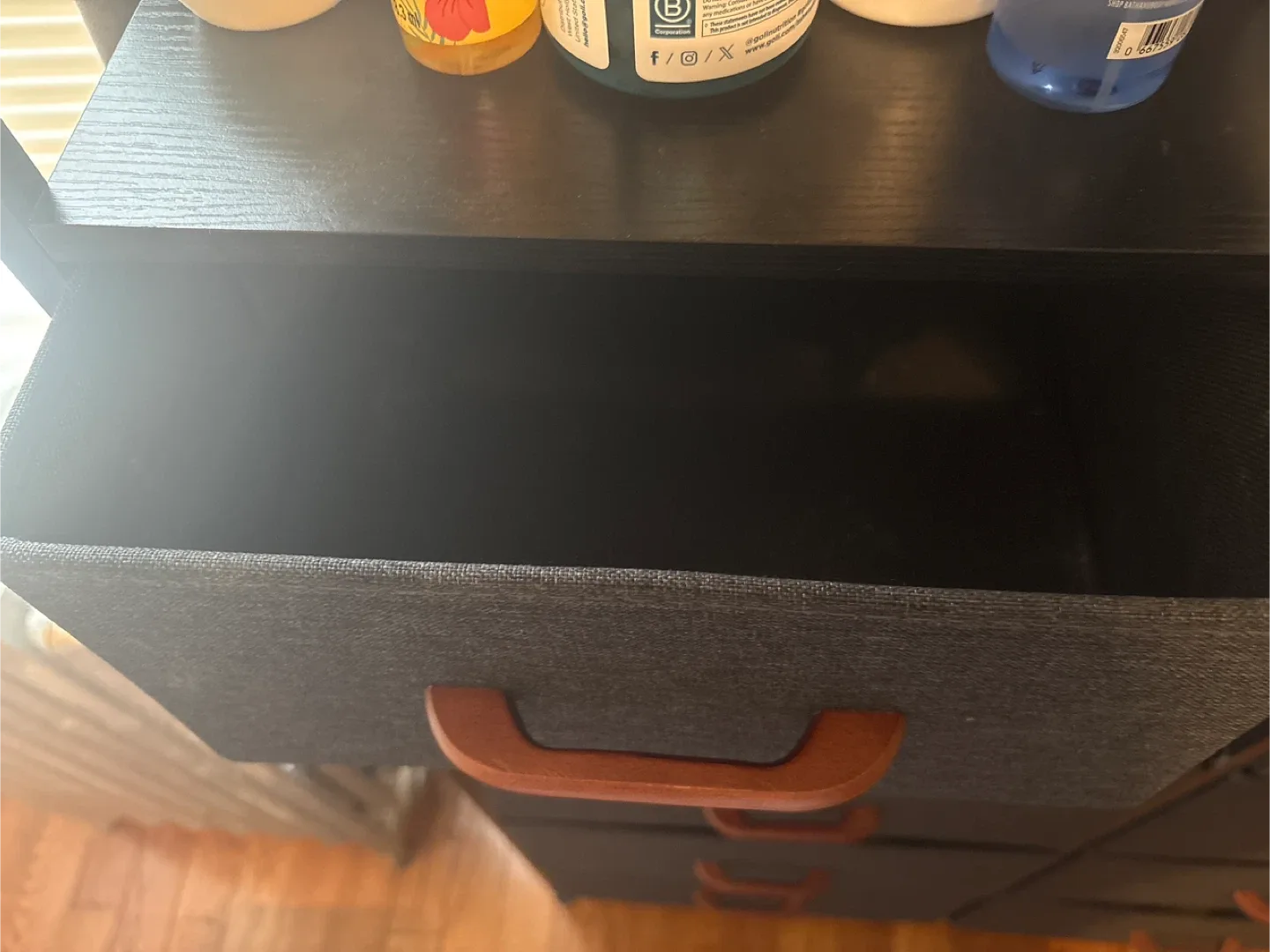 Black Fabric Dresser with 12 Drawers image indicator(6)