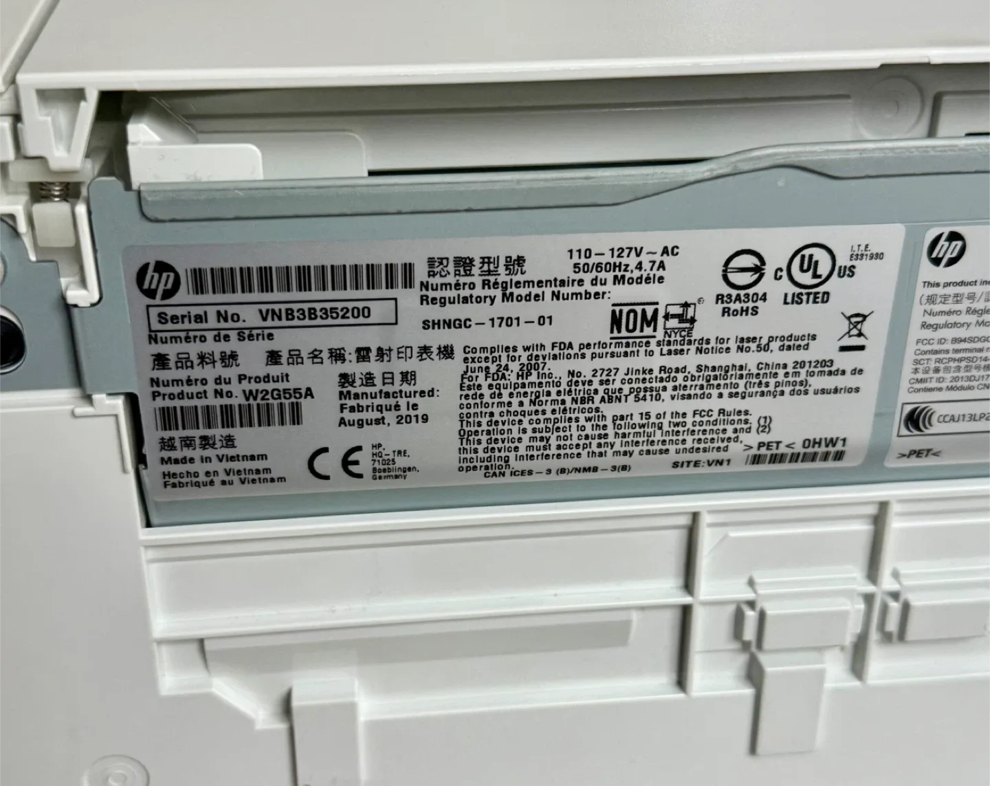 Printer HP Laser Jet Pro MFP M28w image indicator(8)