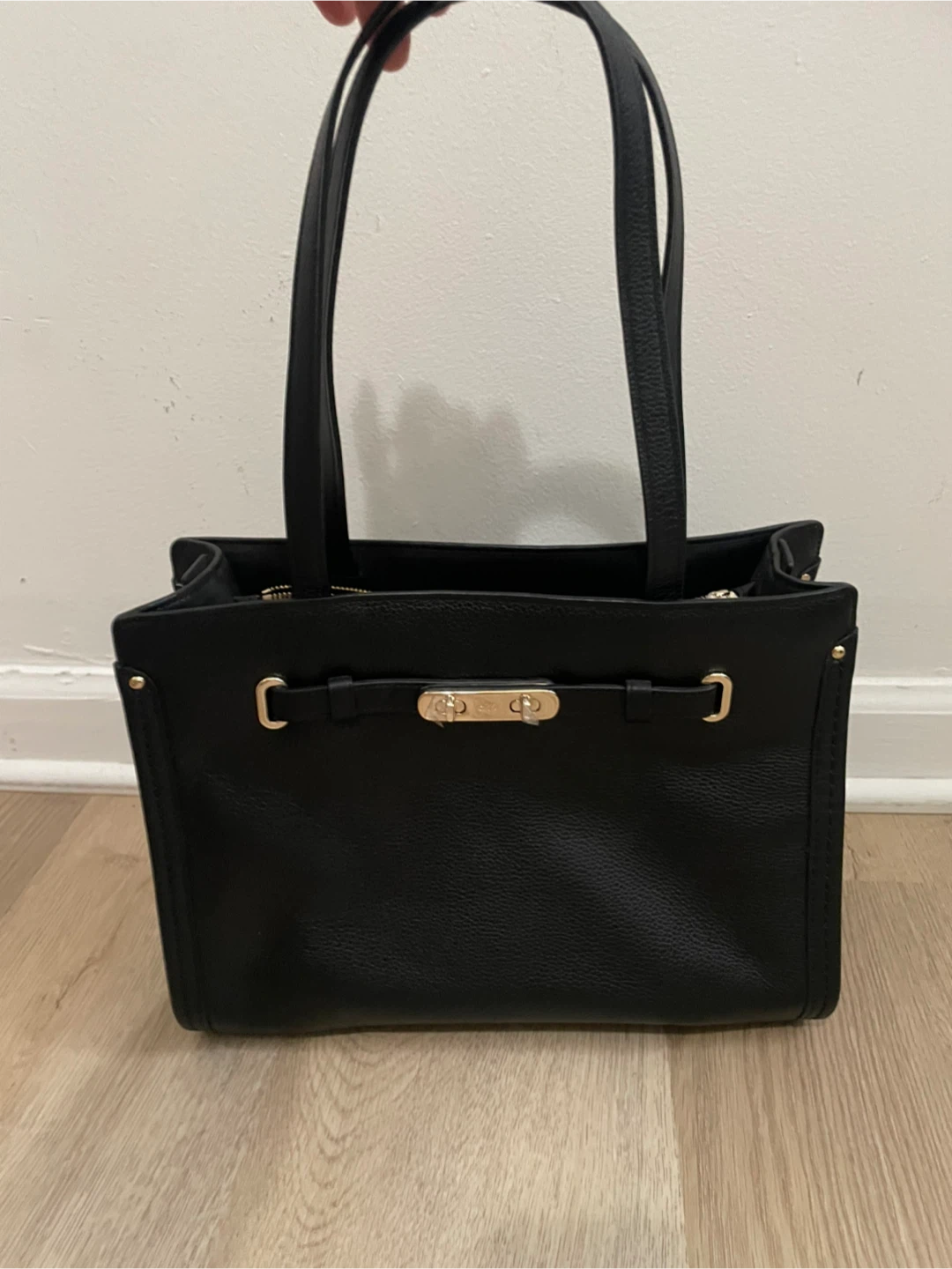 Coach Black Leather Handbag