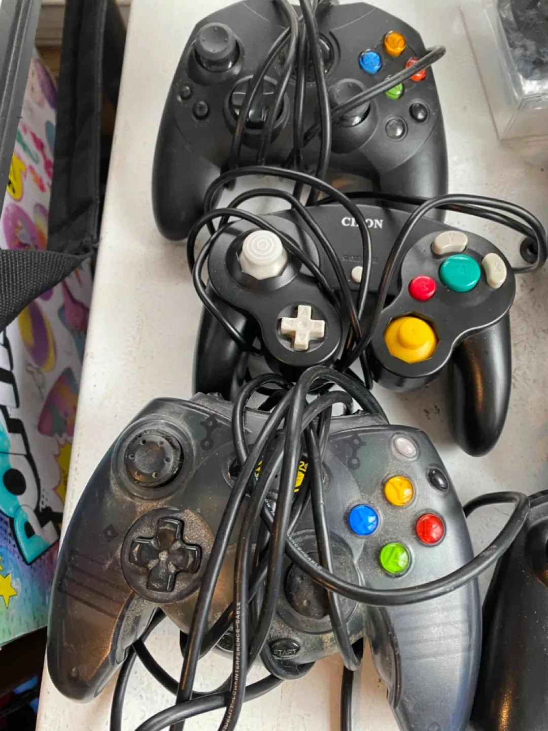 Mixed Lot of Video Game Controllers 5each image indicator(3)