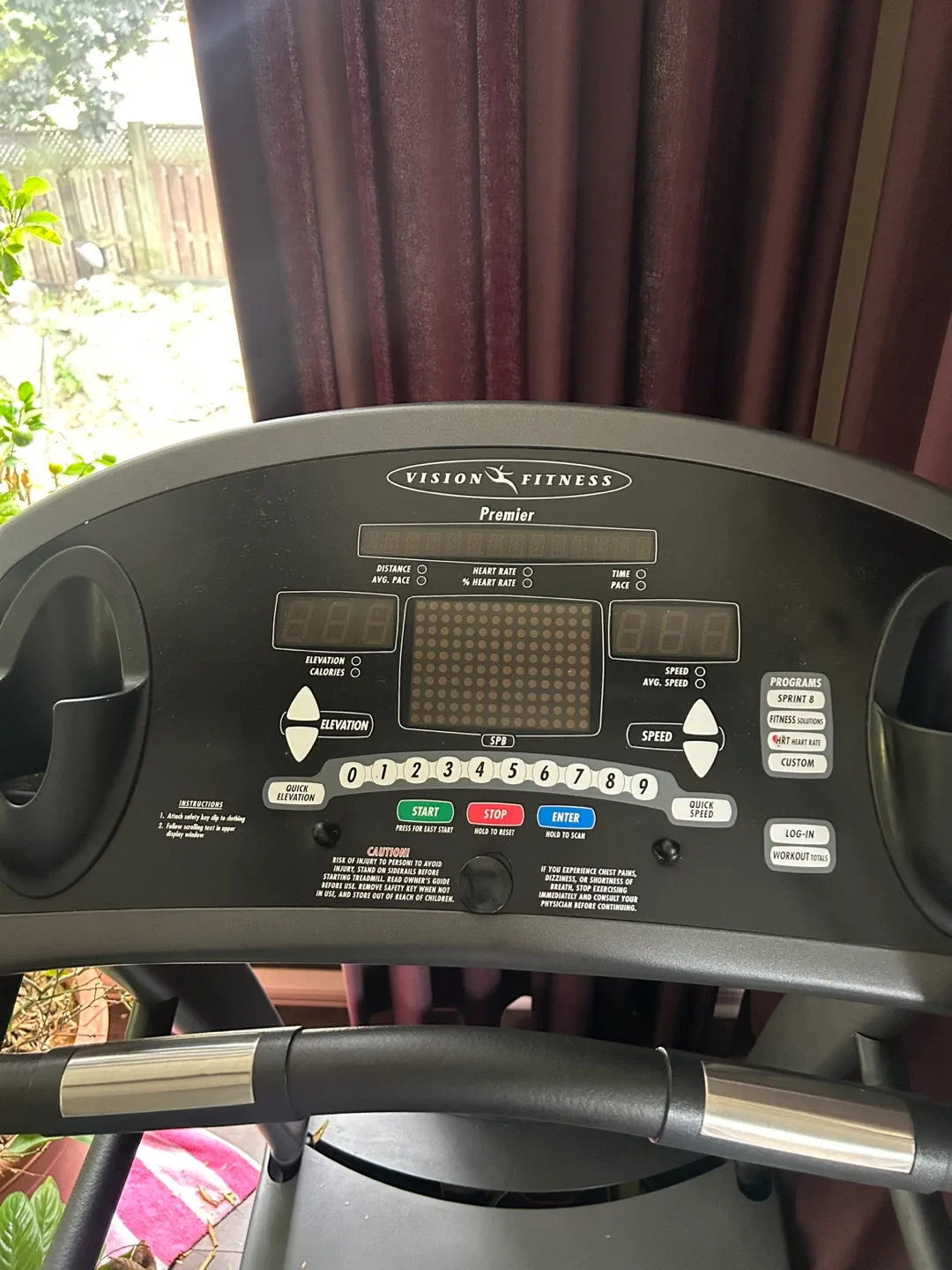 Vision Fitness Premier Treadmill image indicator(2)