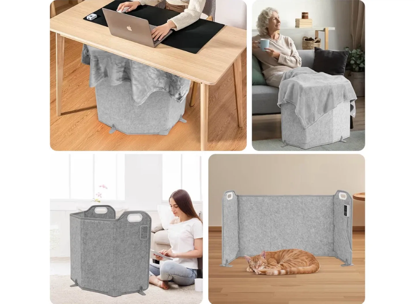 Portable Under Desk Space-Saving Heater image indicator(2)