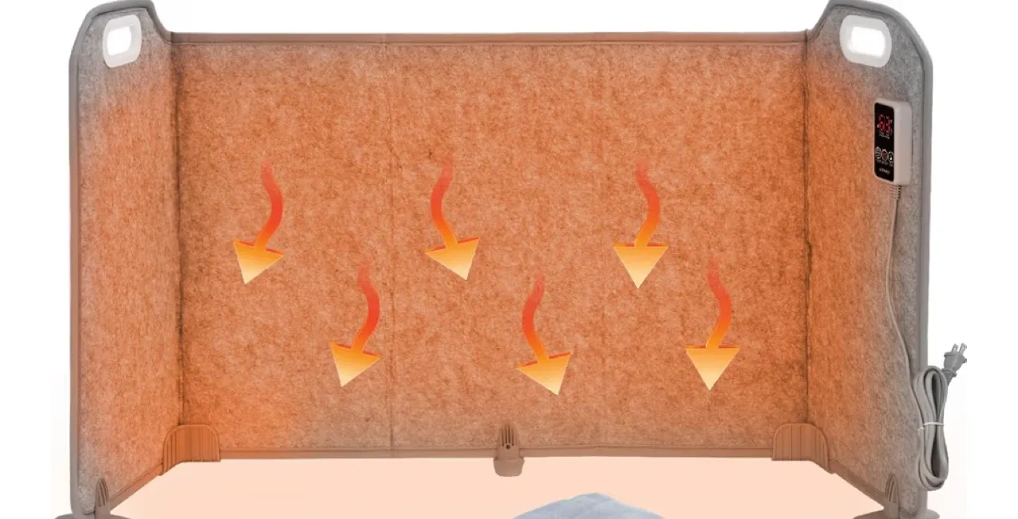 Portable Under Desk Space-Saving Heater image indicator(4)