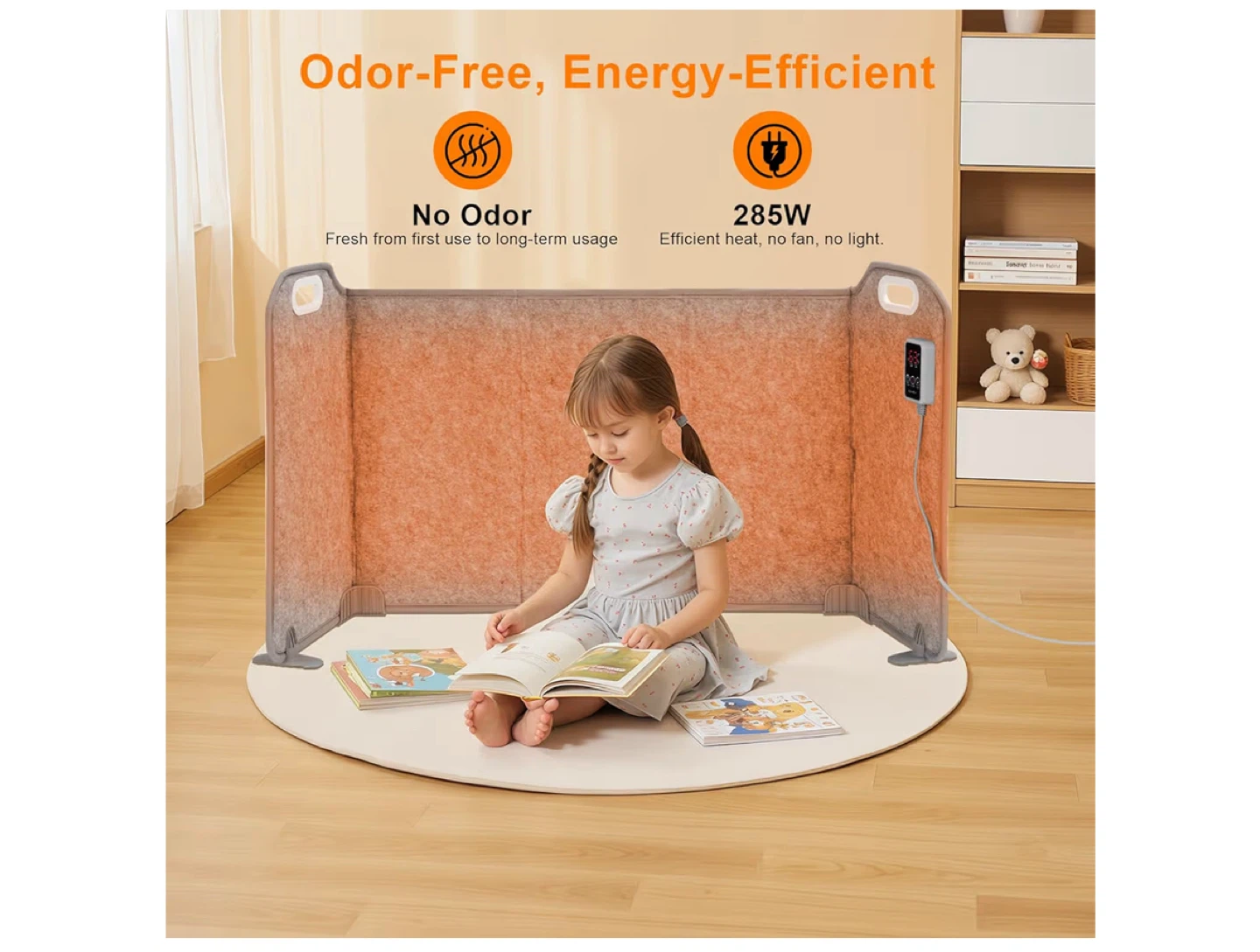 Portable Under Desk Space-Saving Heater - photo 3
