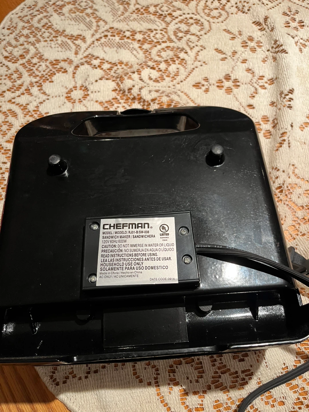 Chefman Sandwich Maker - photo 3