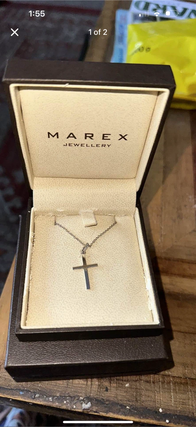 MAREX Jewellery Cross Pendant Necklace