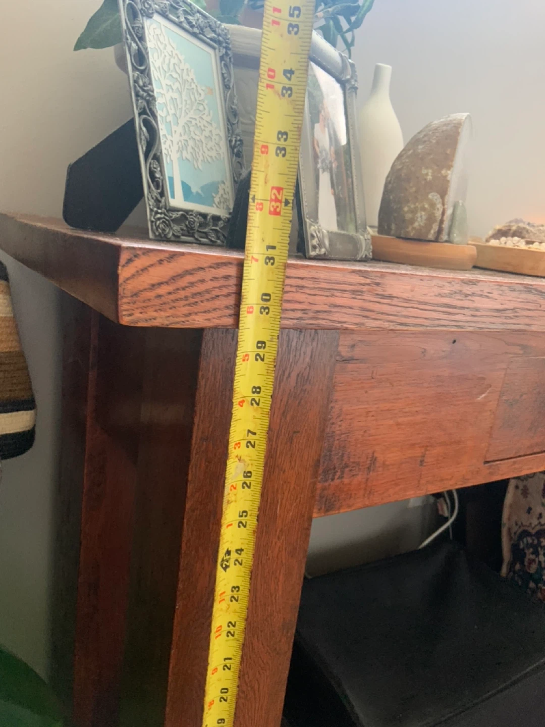 🥕Rustic Wooden Console Table - 64" Wide - photo 3
