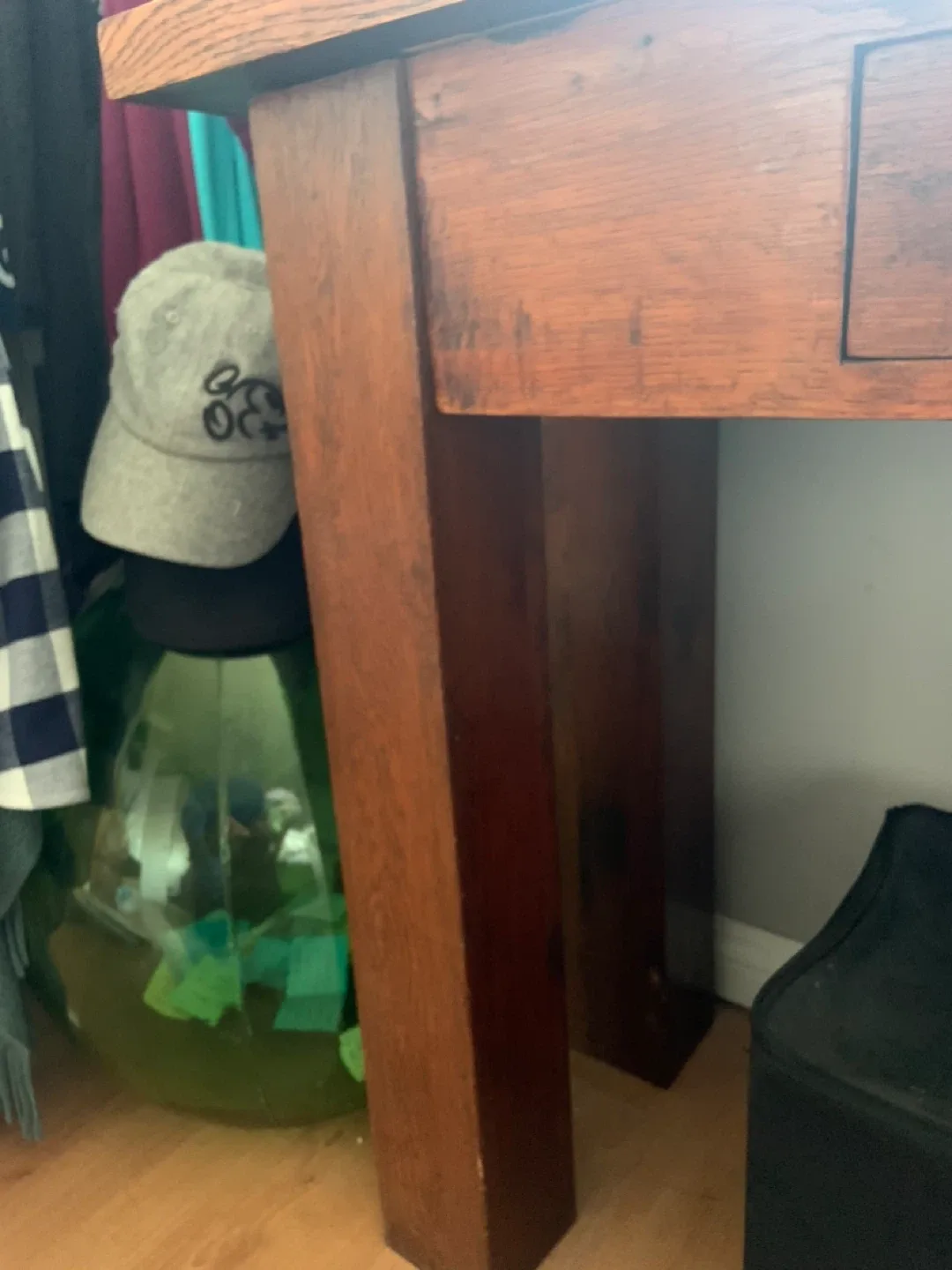 🥕Rustic Wooden Console Table - 64" Wide image indicator(6)