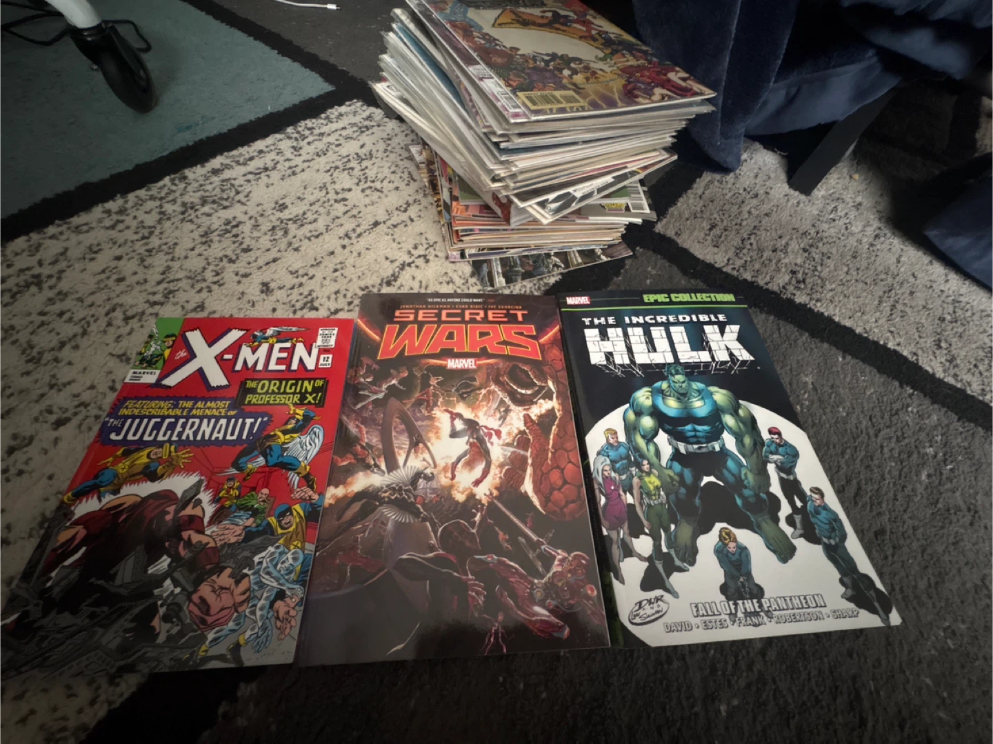 Marvel Comic Book Lot: X-Men, Secret Wars, Incredible Hulk