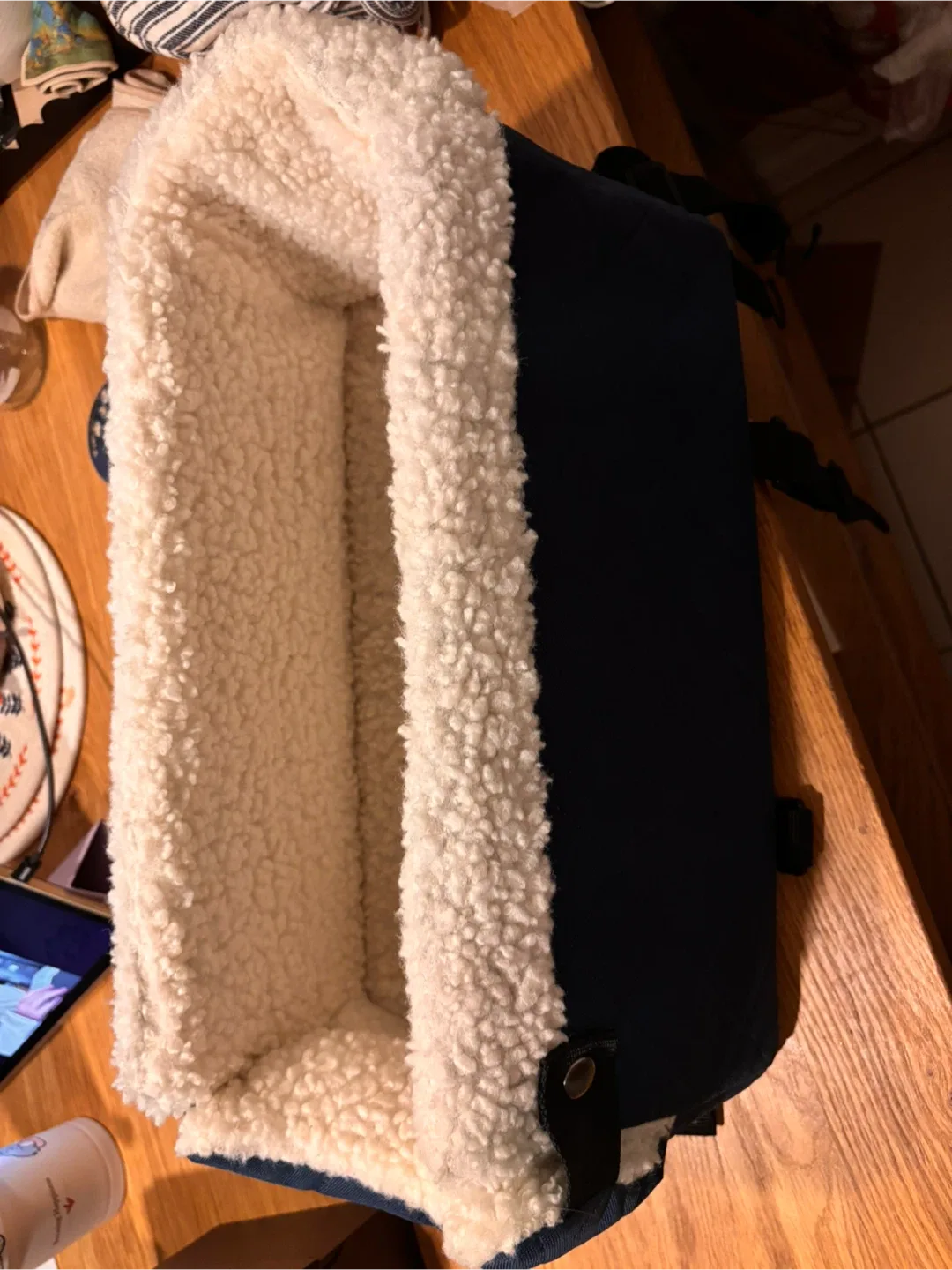 PETSFIT Dog Car Seat Bed - Navy Blue image indicator(2)