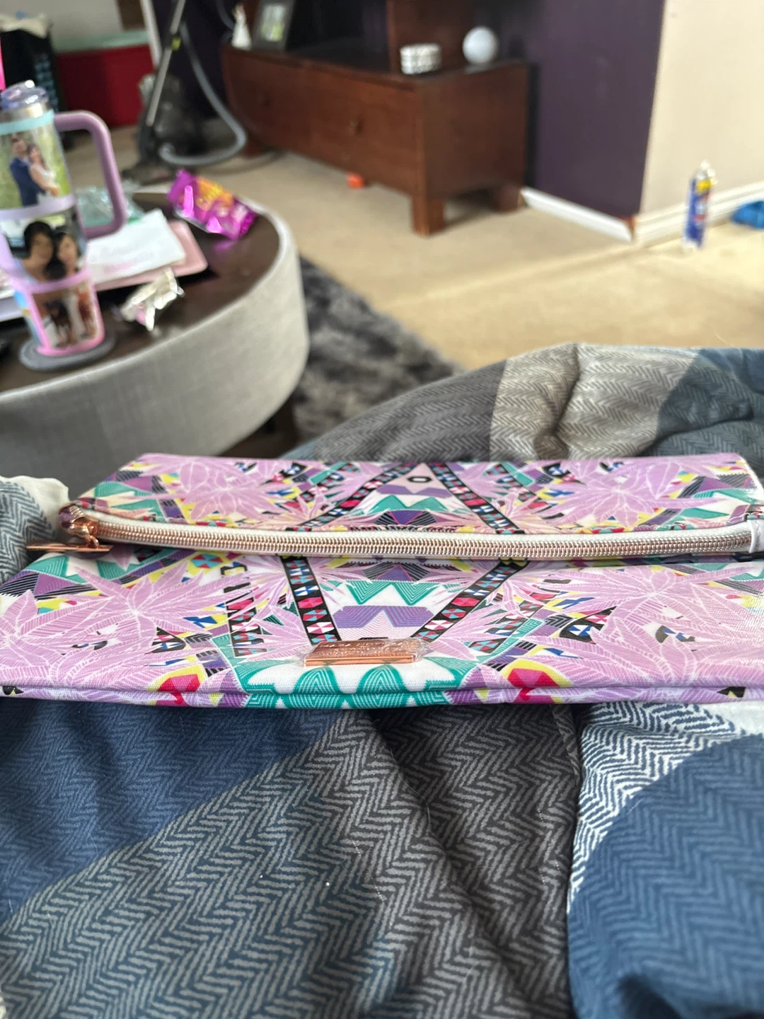 Mara Hoffman Pool Beach Resort Kaleidescape Makeup Bag - photo 2