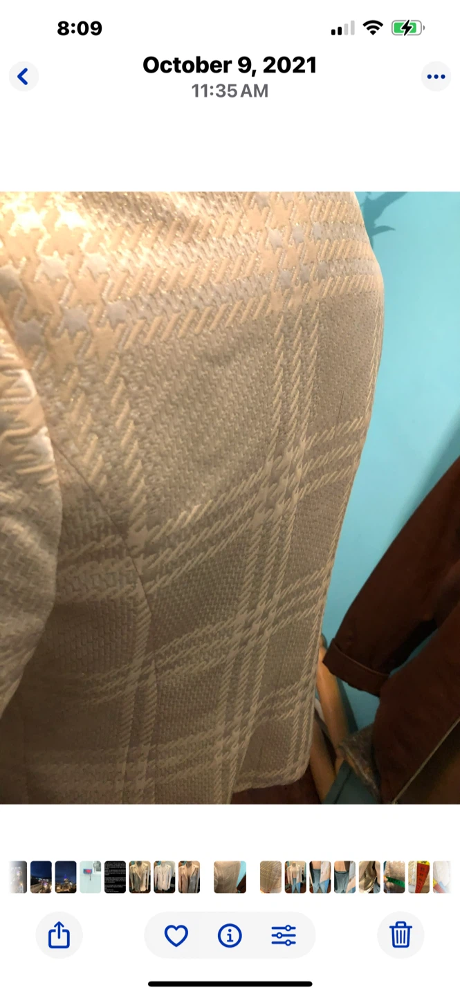 Patterned Blazer and Pants Set - photo 3