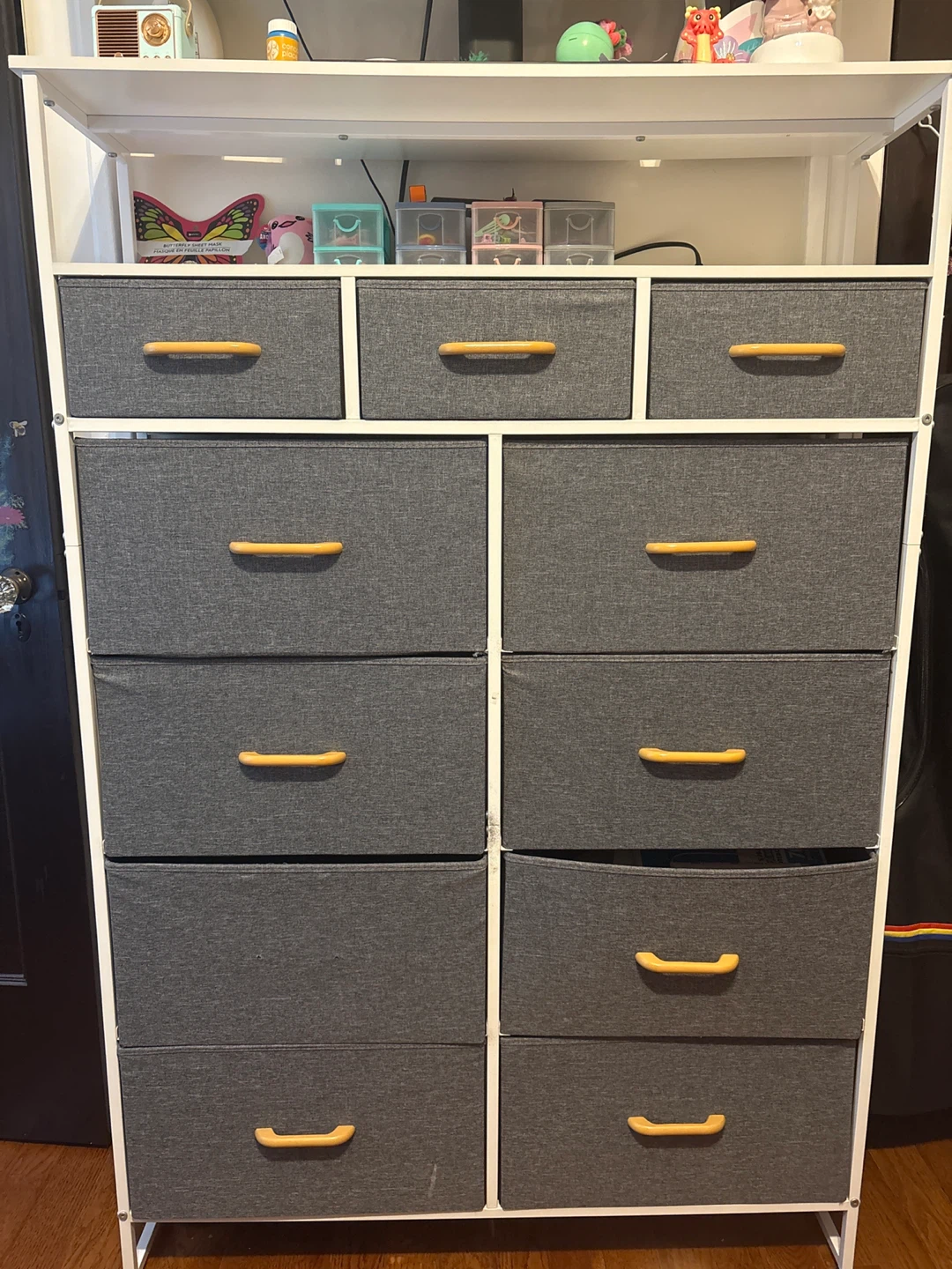 Fabric Drawer Dresser Storage Tower