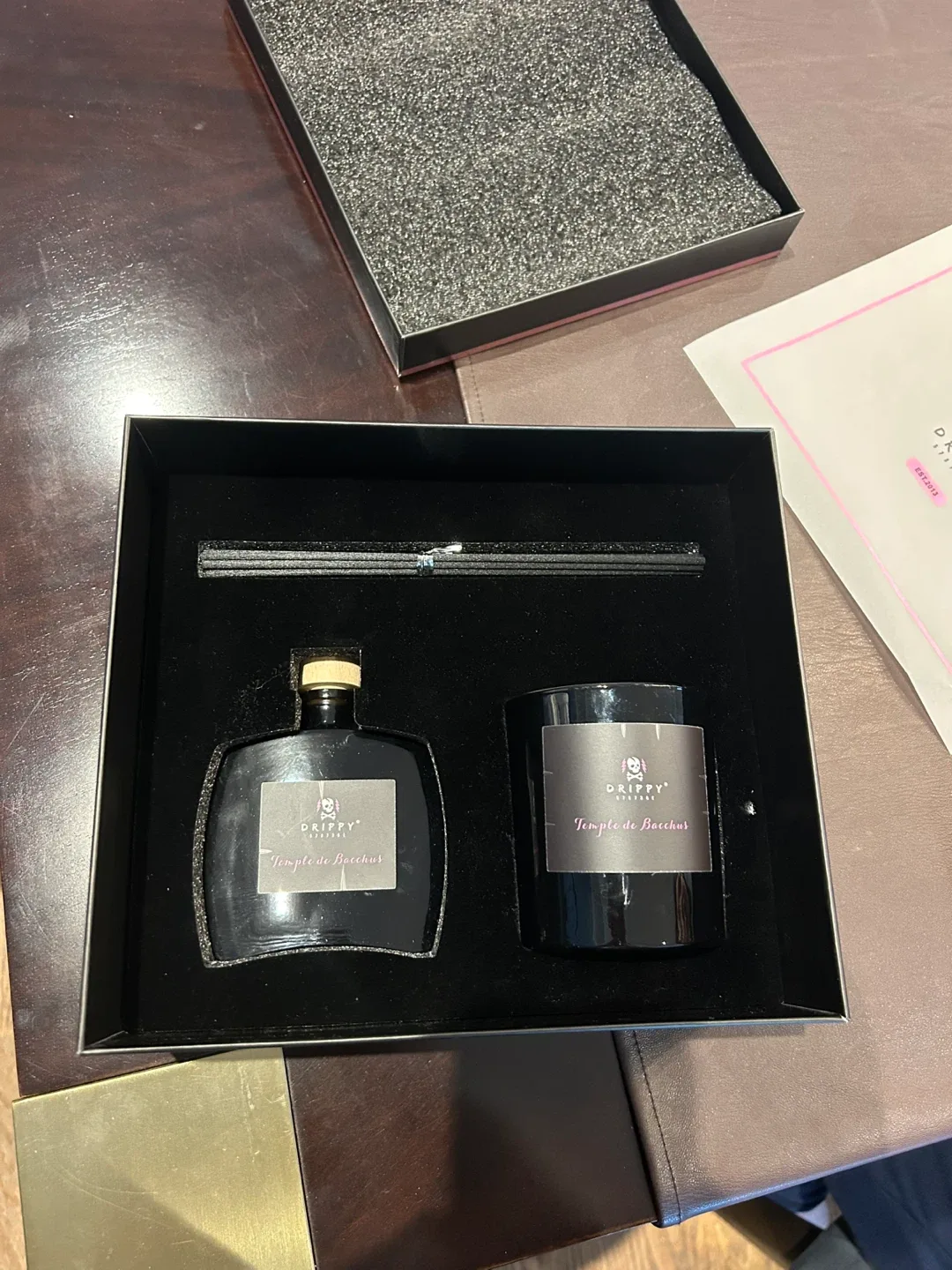 candle and diffuser set