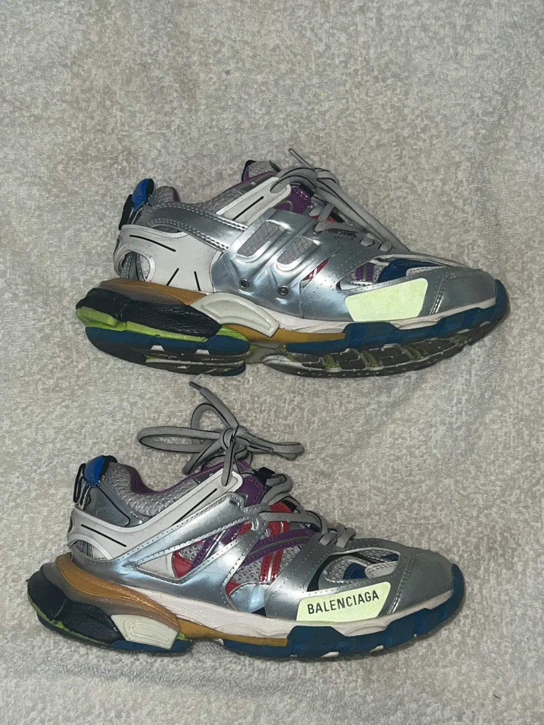 Balenciaga Track Sneakers Silver Size 36 image indicator(4)