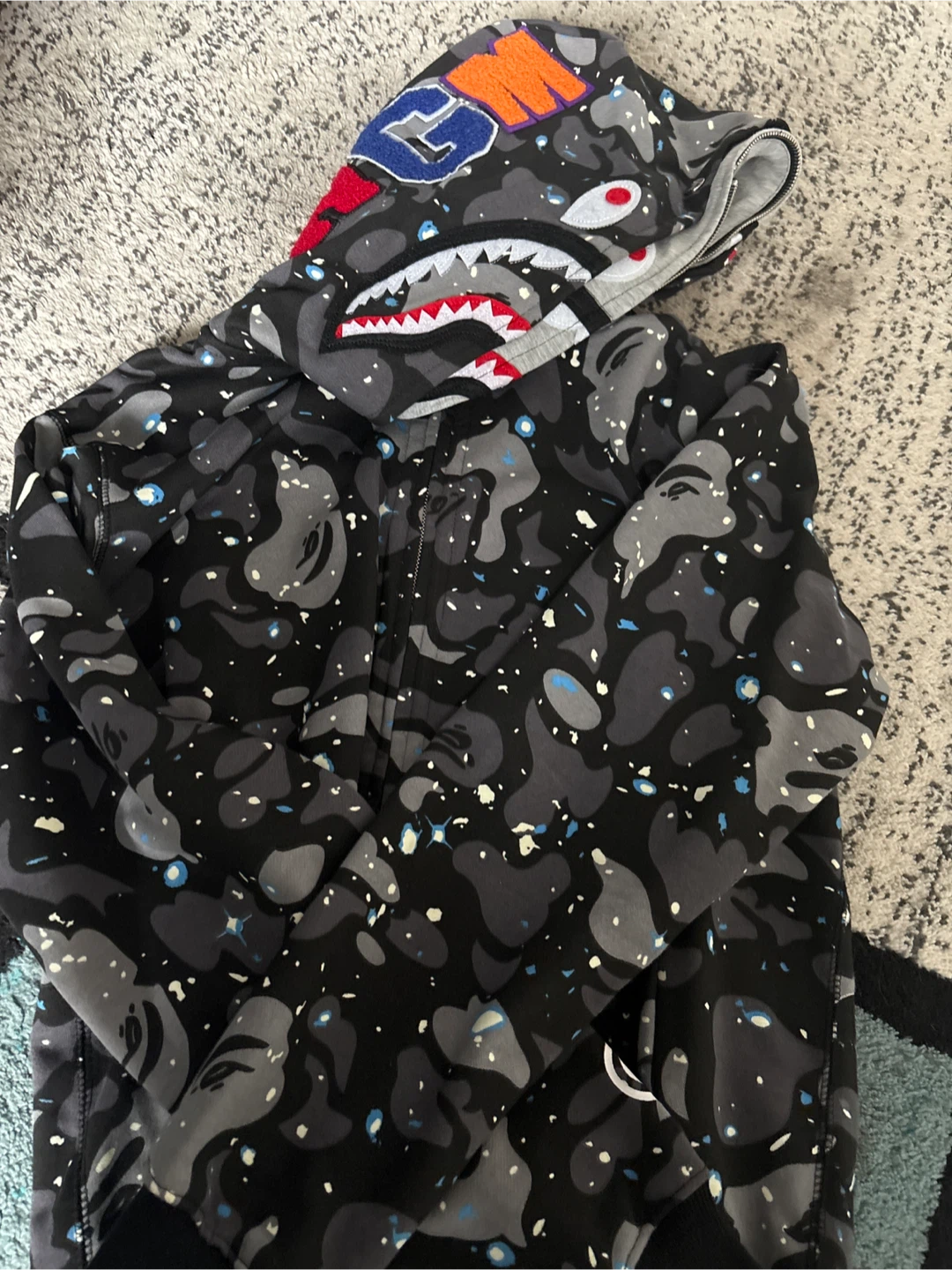 Black bape hoodie
