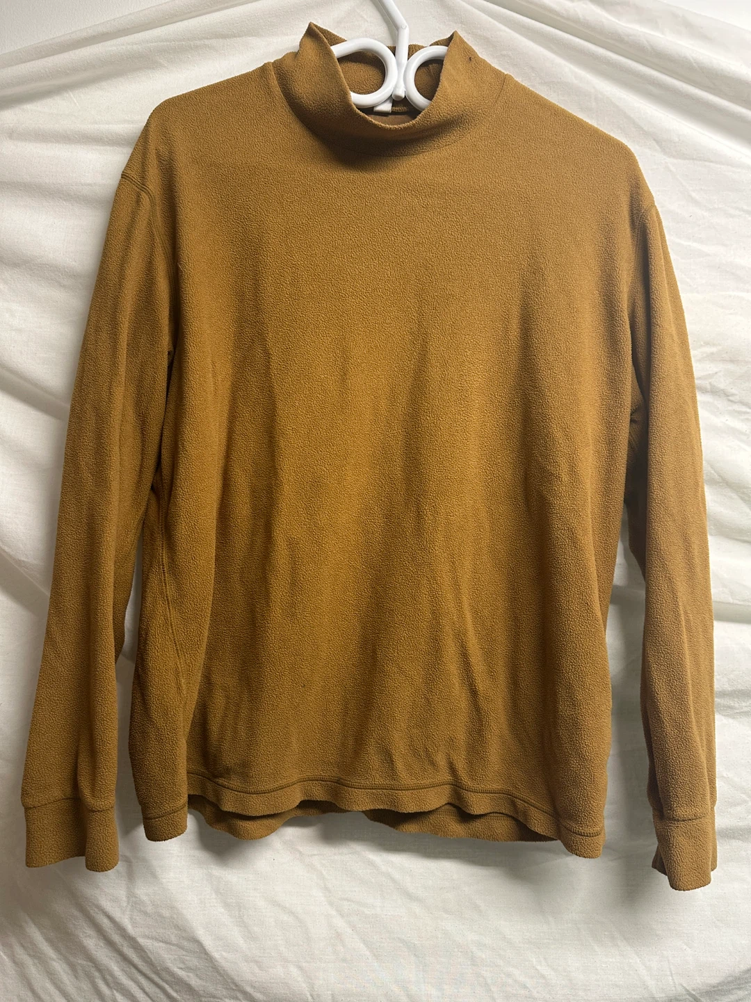 Uniqlo Fleece Mock Neck Long Sleeve Shirt - L