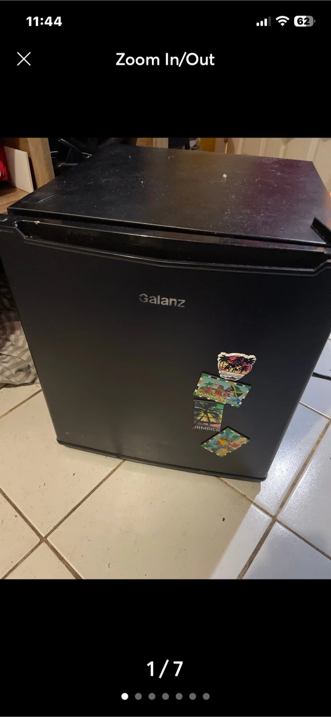 Galanz Compact Mini Fridge - Black