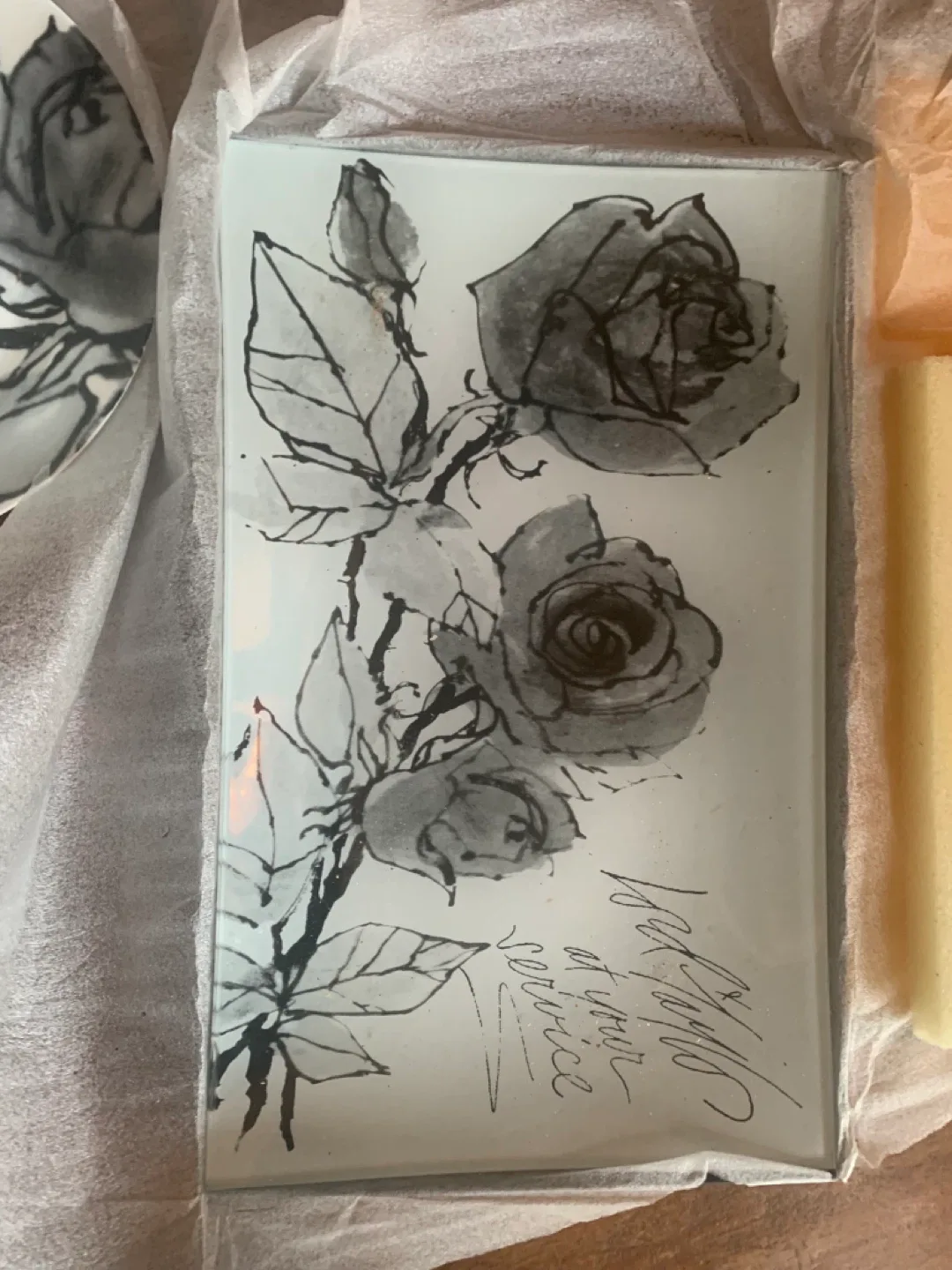 Lord & Taylor Glass Plates & Tea Set image indicator(5)