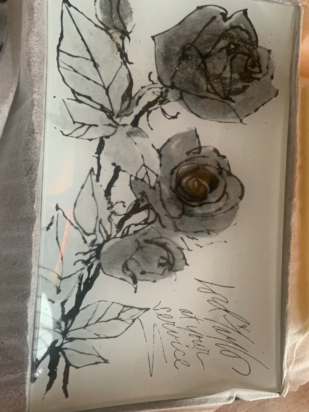 Lord & Taylor Glass Plates & Tea Set image indicator(4)