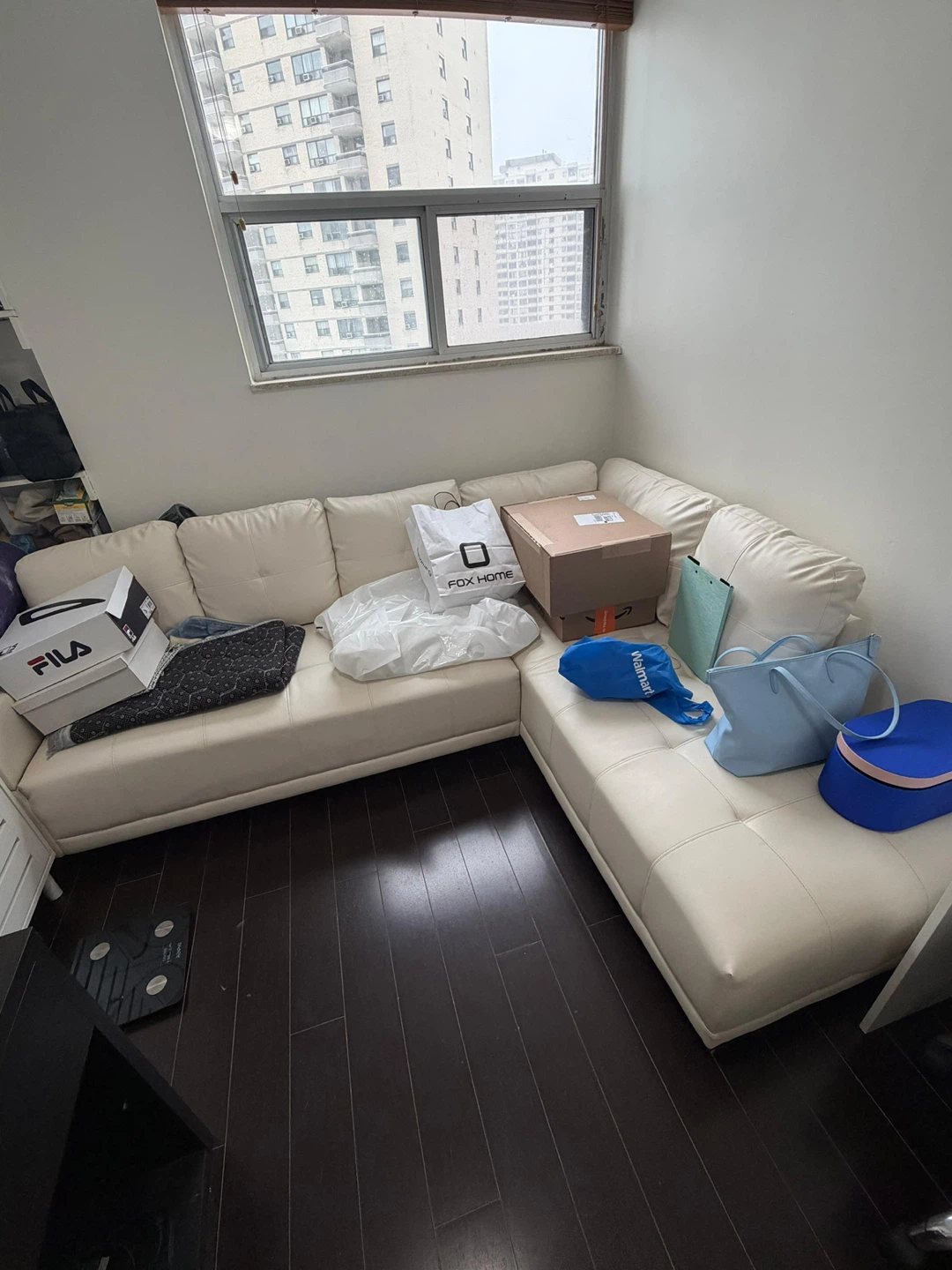 Off-White Sectional Sofa