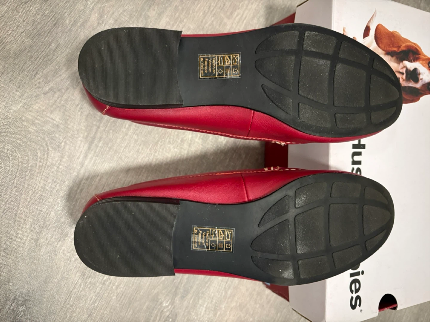 Naturalizer Red Leather Loafers Size 6.5 - photo 3