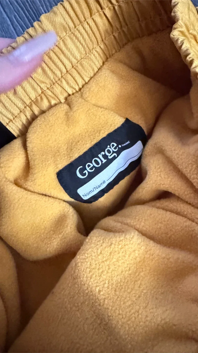 New George Kids' Yellow Snow Pants - Size M (7/8) image indicator(3)