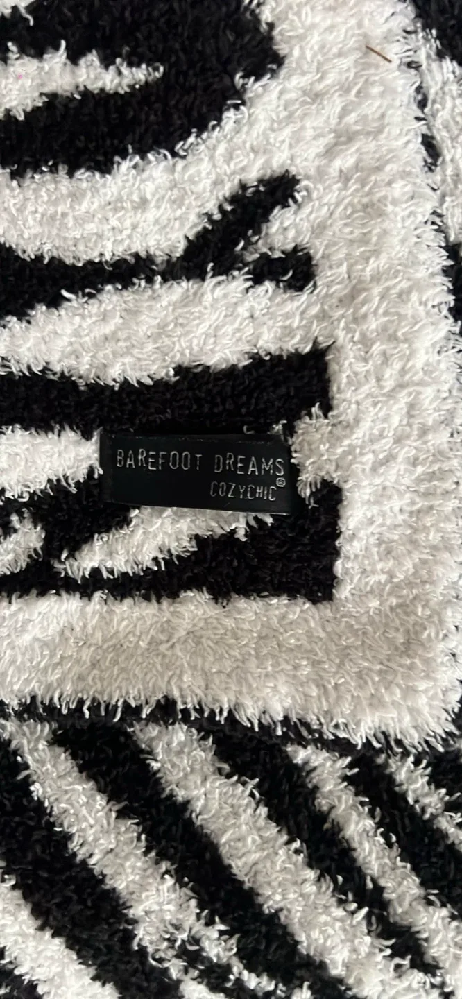 Barefoot Dreams CozyChic Zebra Blanket thumbnail