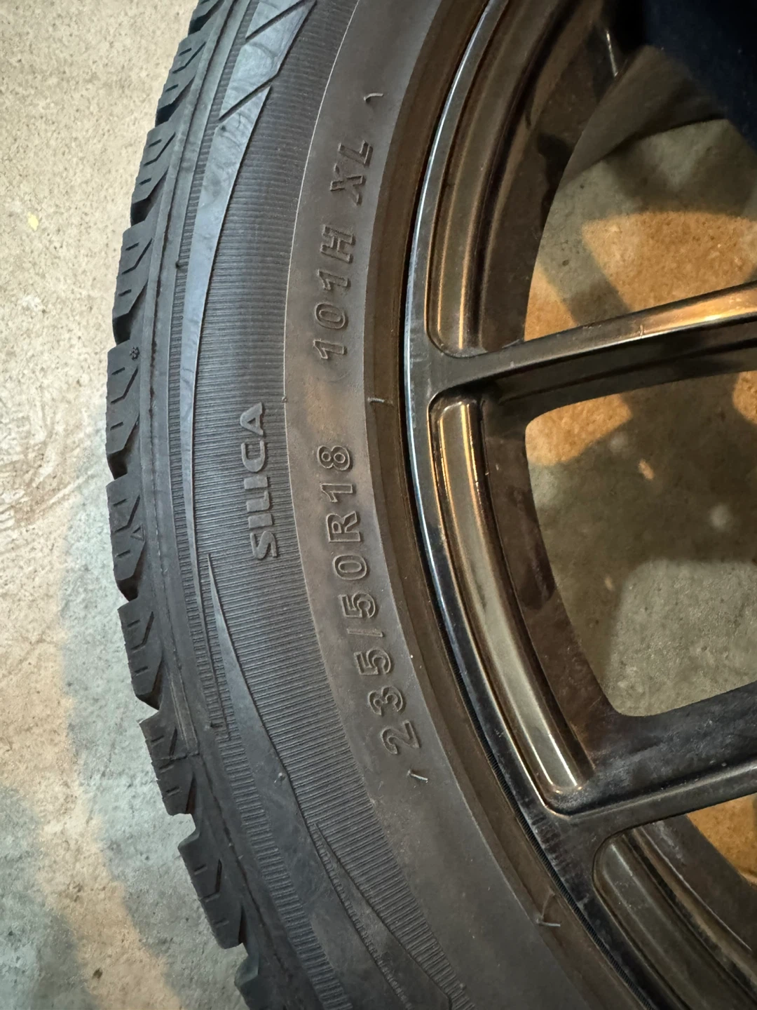 FRO Winter Tires 235/50R18 on Black Rims - photo 4