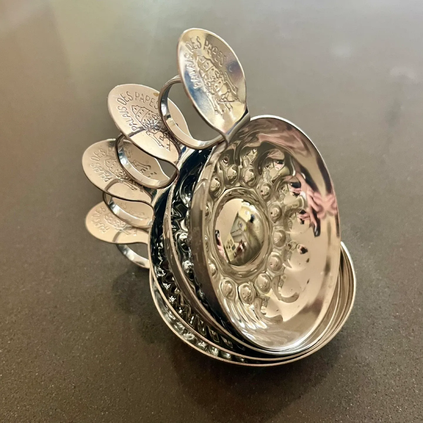 4 Palais des Papes Tastevins (wine tasting cups)