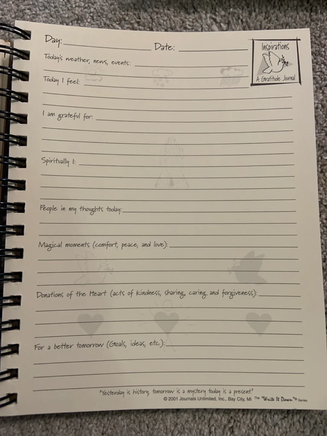 🥕Inspirations Gratitude Journal image indicator(3)