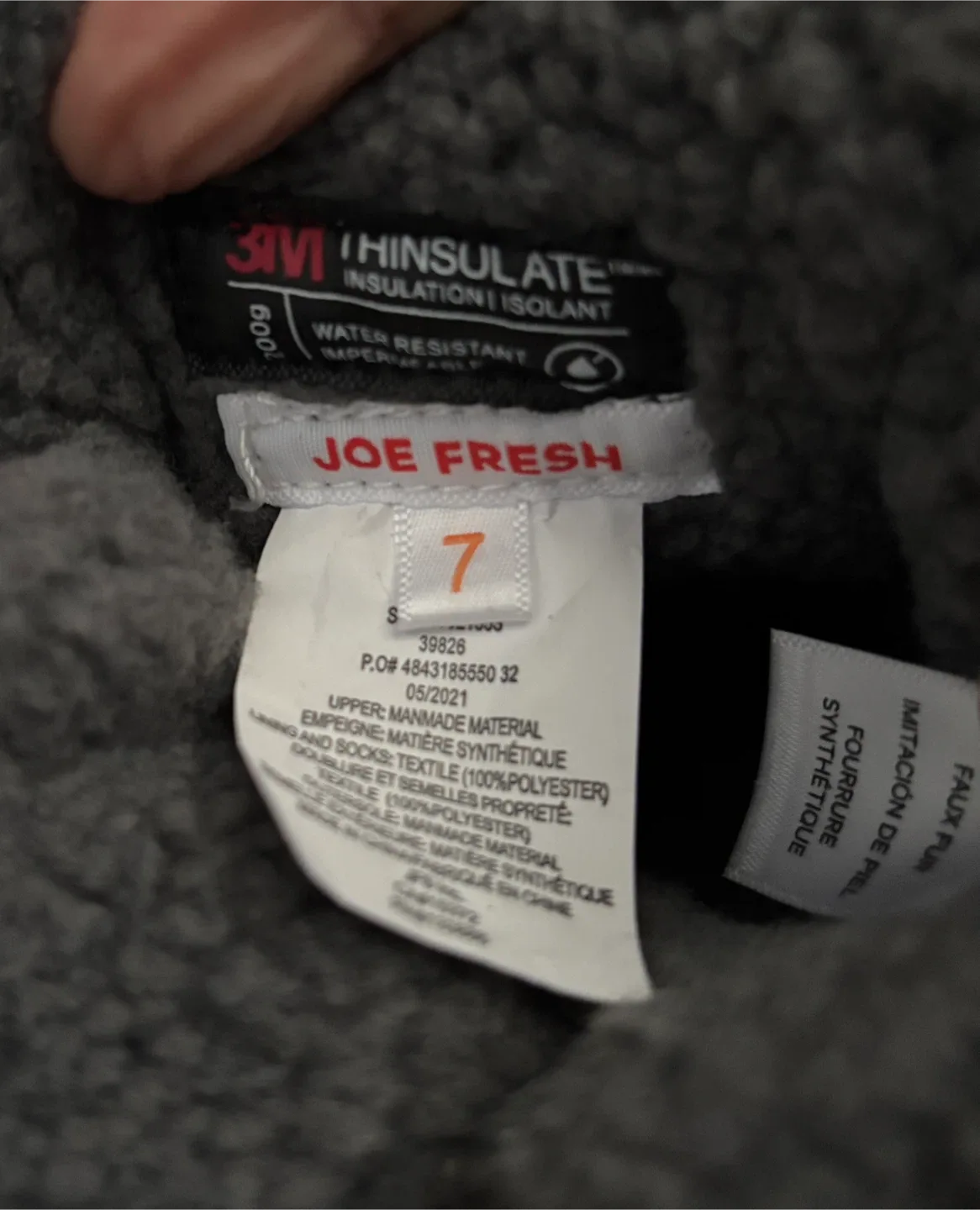 Joe Fresh Kids Winter Boots - Size 7 image indicator(4)