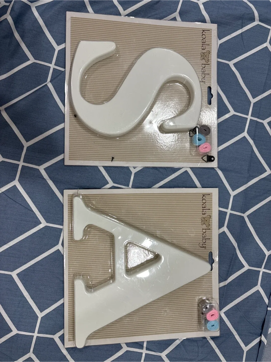 Koala Baby White Letter S & A - New! image indicator(4)