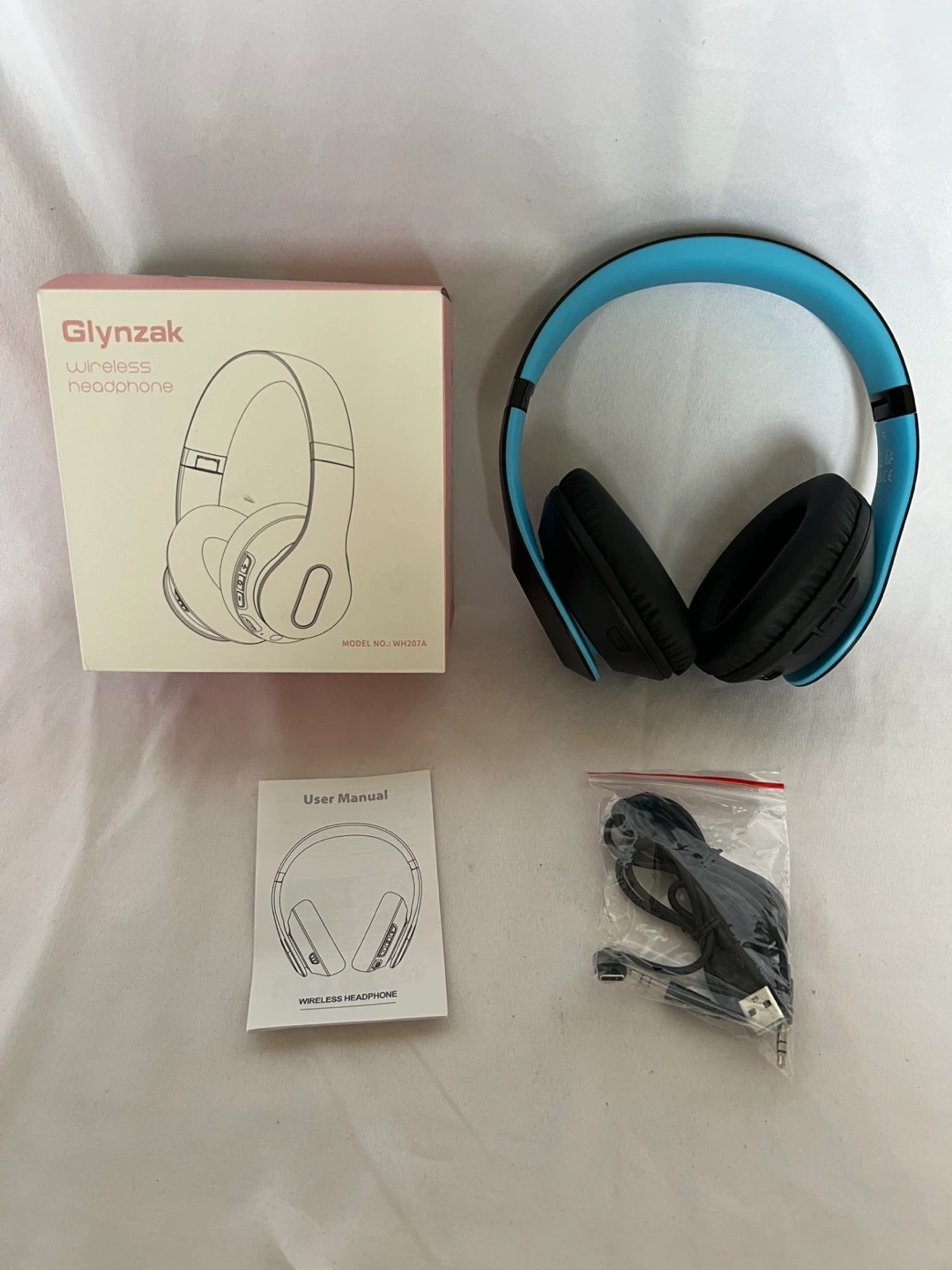 Glynzak Wireless Headphones- Blue & Black - photo 5
