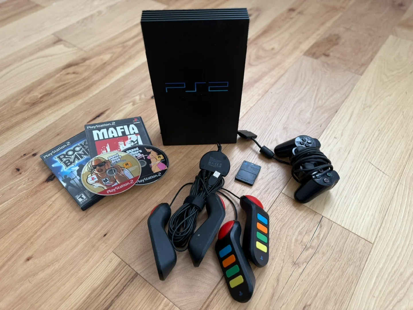 Sony PlayStation 2 (PS2) Console with Games & Accessories