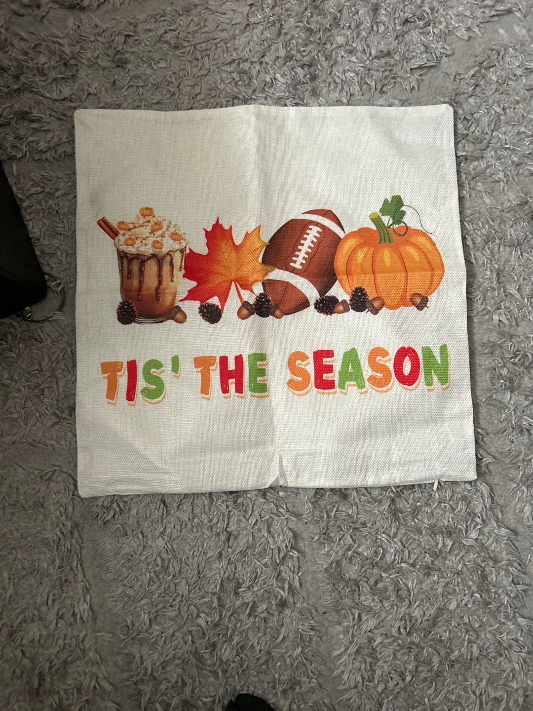 New Fall Football Pumpkin Pillow Cover 🥕🥕 - photo 2
