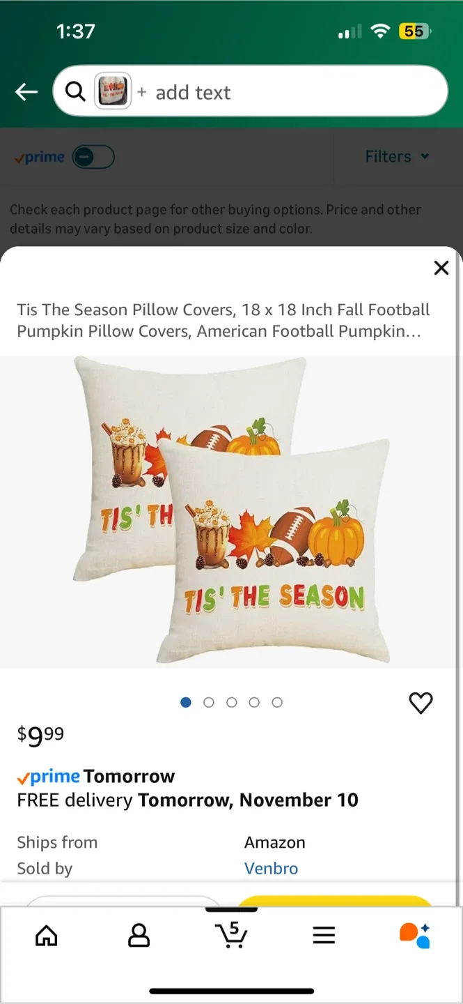 New Fall Football Pumpkin Pillow Cover 🥕🥕 thumbnail