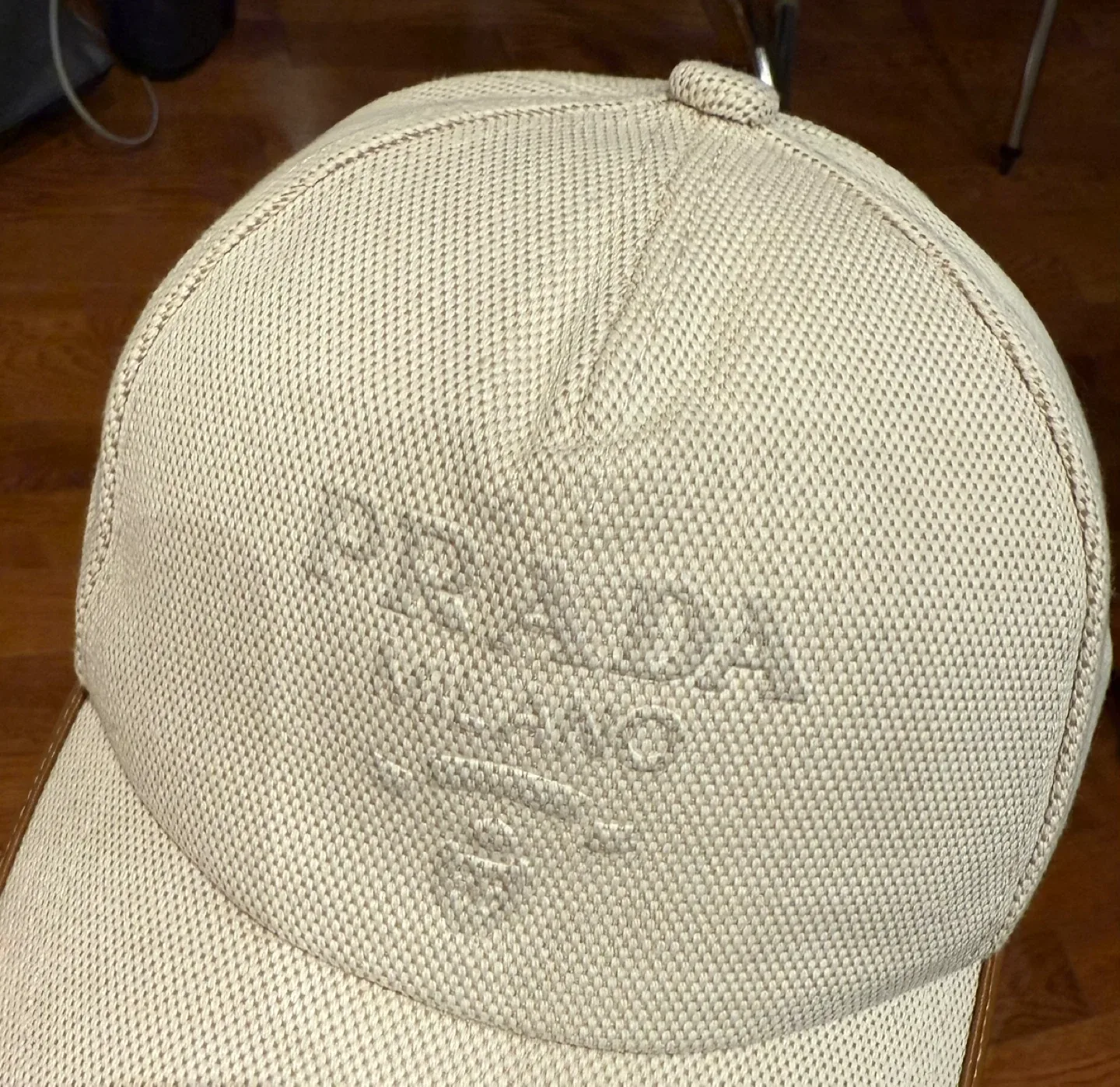 Prada Milano Linen Blend Baseball Cap image indicator(4)