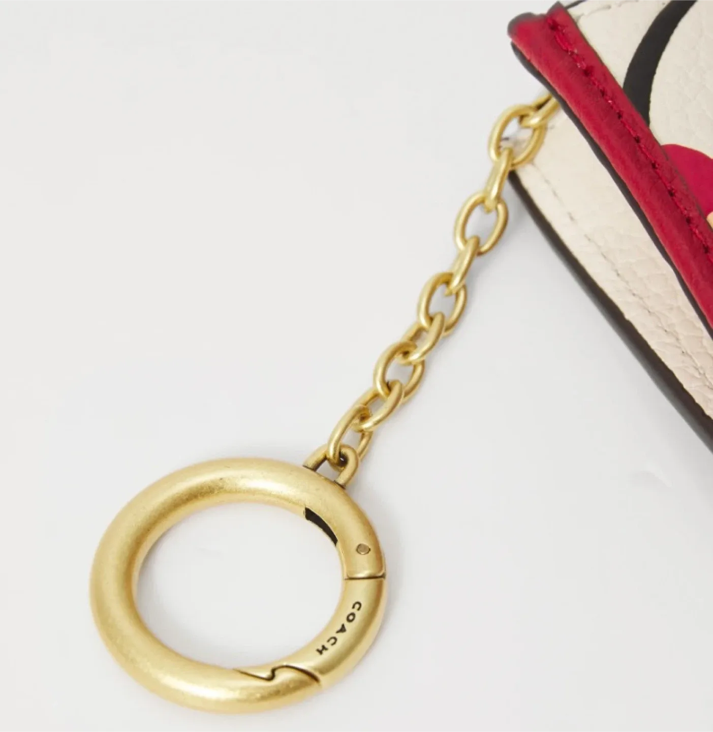 🍒 New Coach Cherry Leather Cardholder Wallet 🍒 image indicator(5)