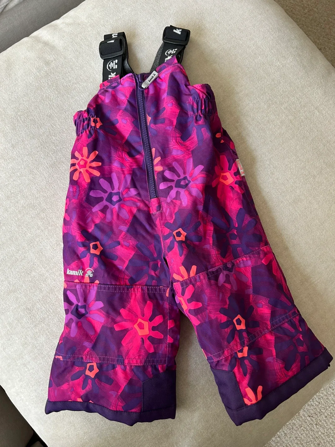 Kamik child snow pants. Size 12 months. thumbnail