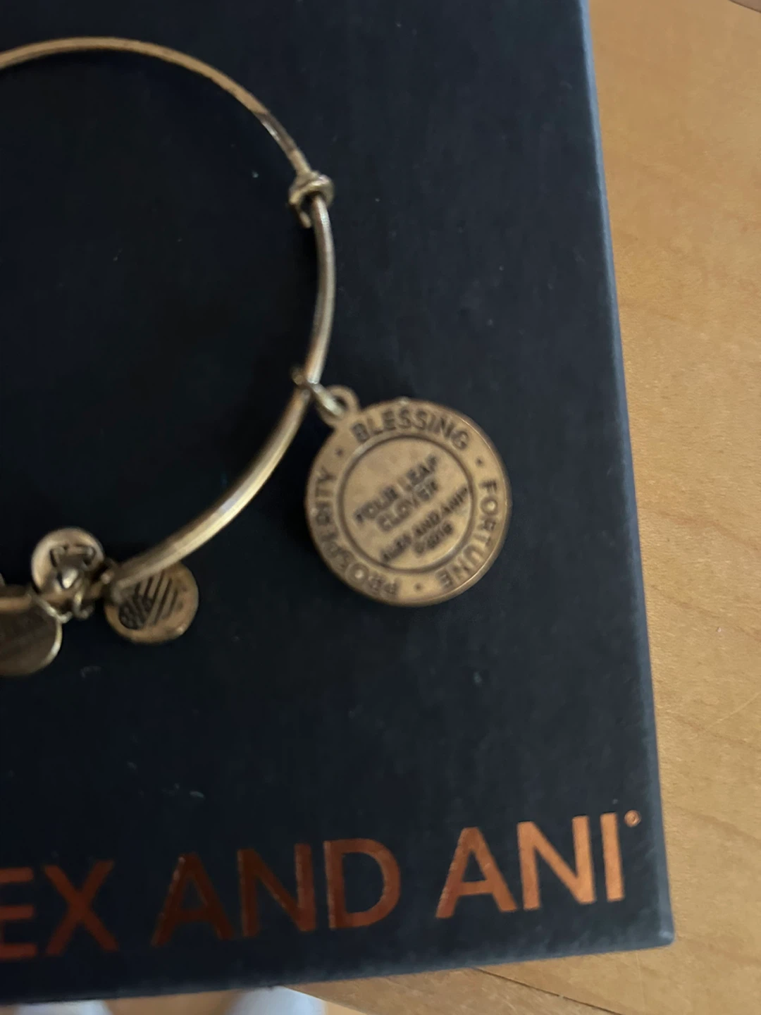 Alex and Ani Four Leaf Clover Charm Bracelet - photo 2