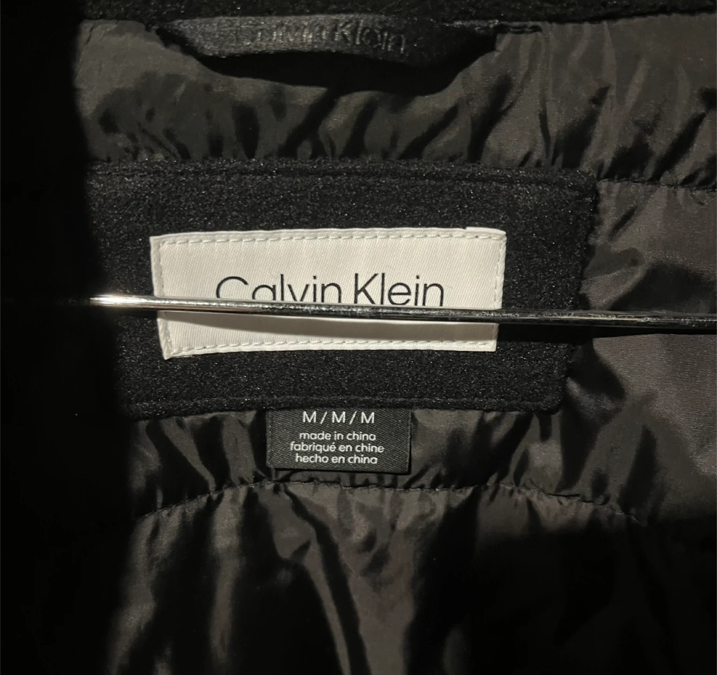 Calvin Klein Black Hooded Jacket -Brand New - photo 2