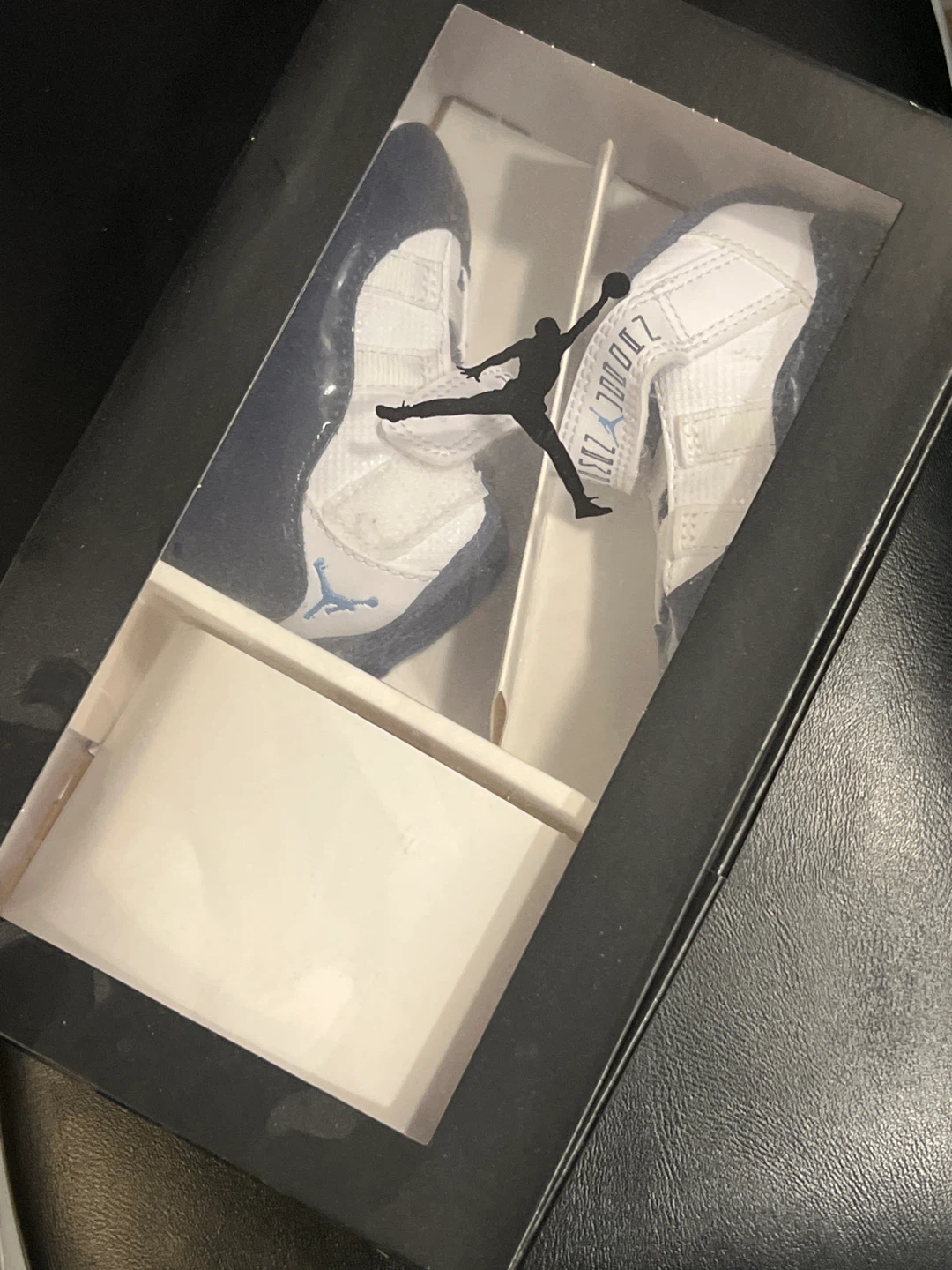 Baby Jordan 11 Crib size 2c Shoes - Navy/White - photo 4