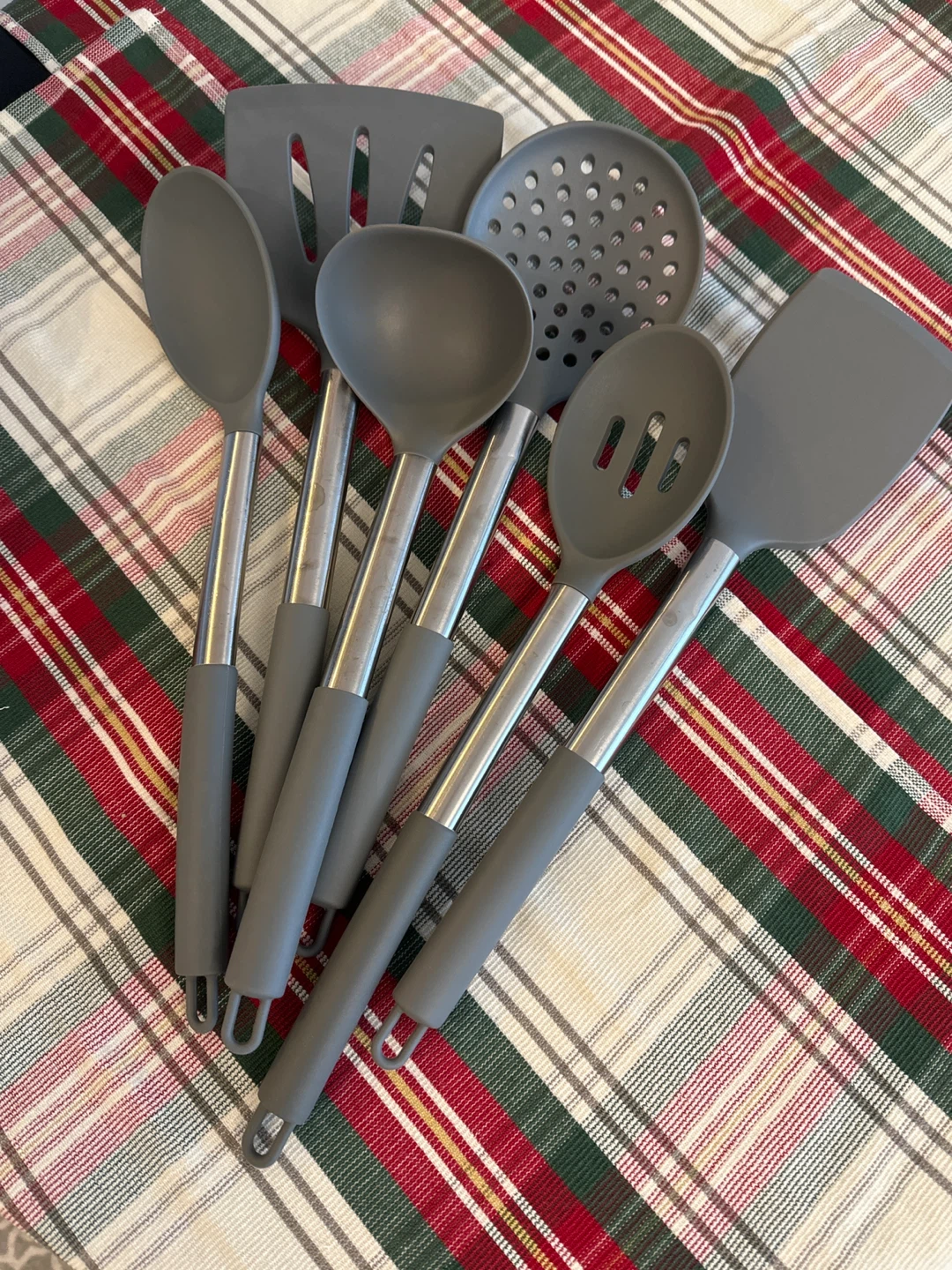 Grey Kitchen Utensil Set