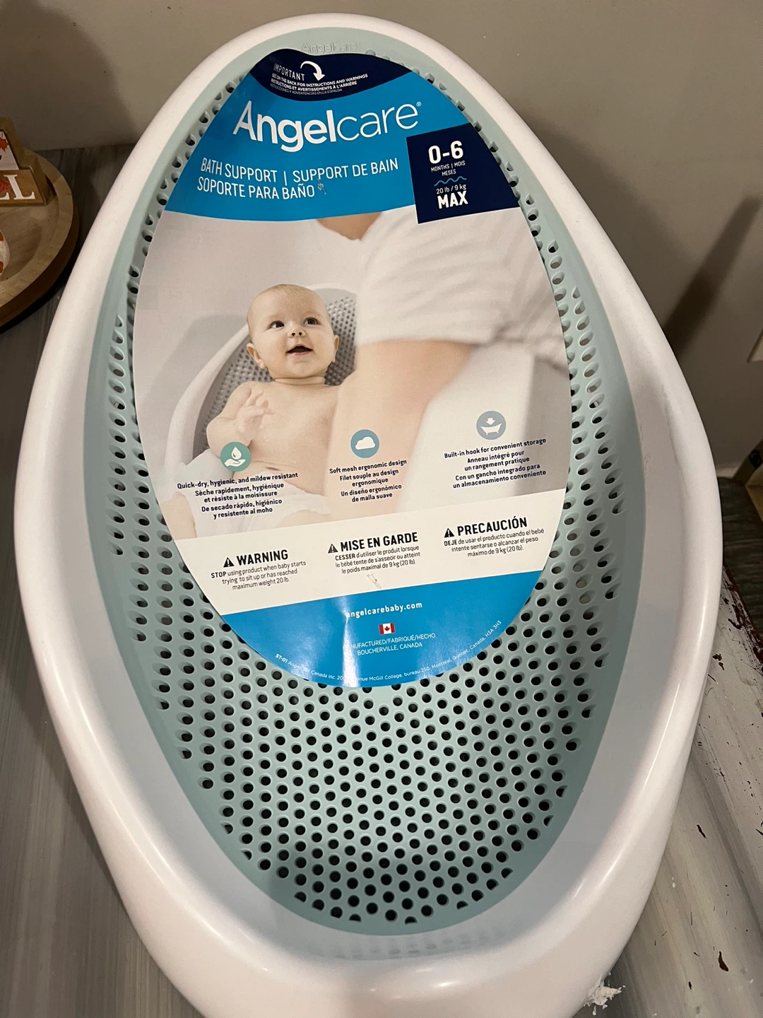 Angelcare Baby Bath Support (0-6 Months)