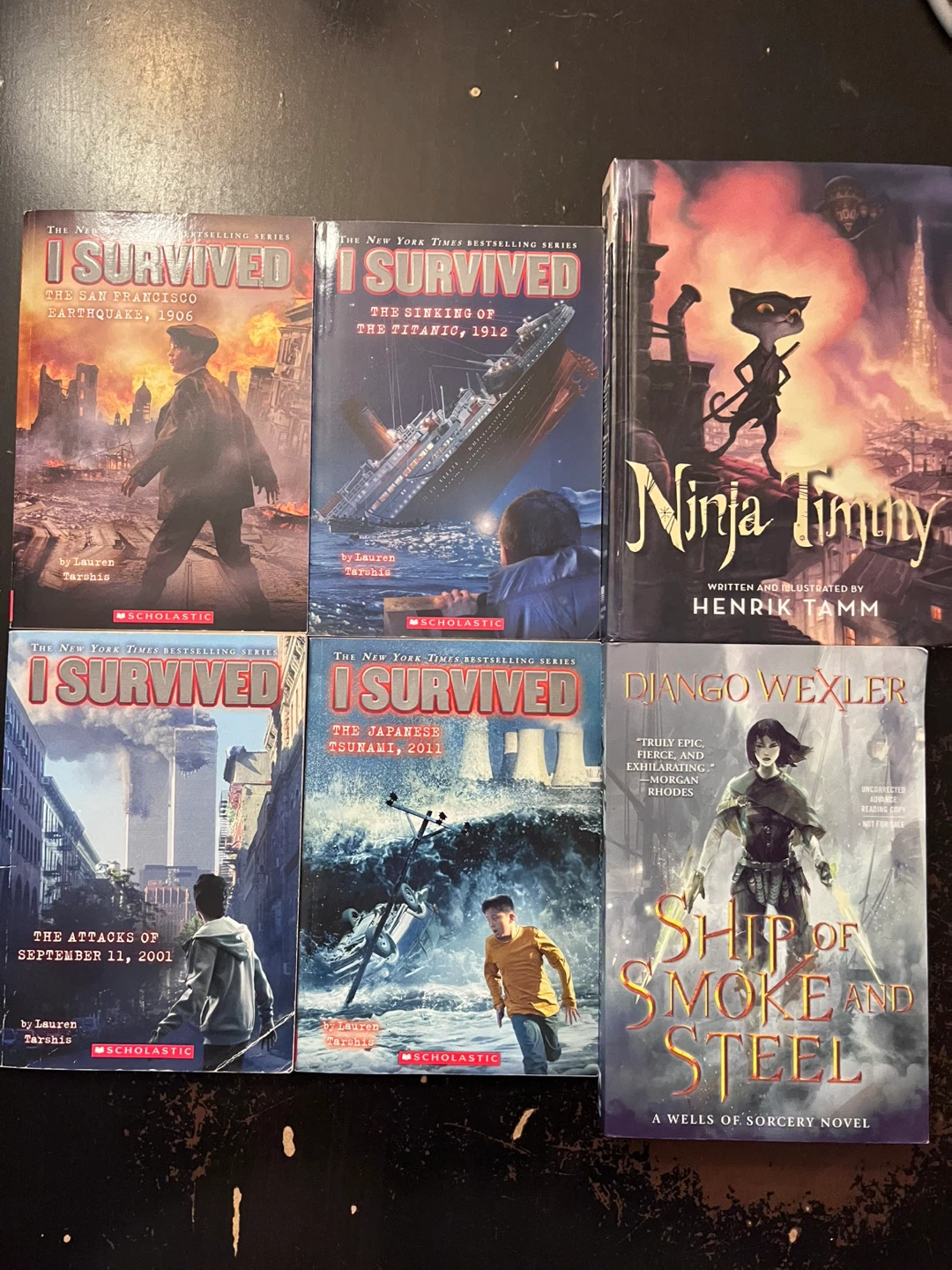 I Survived, Ninja Timmy, Ship of Smoke and Steel